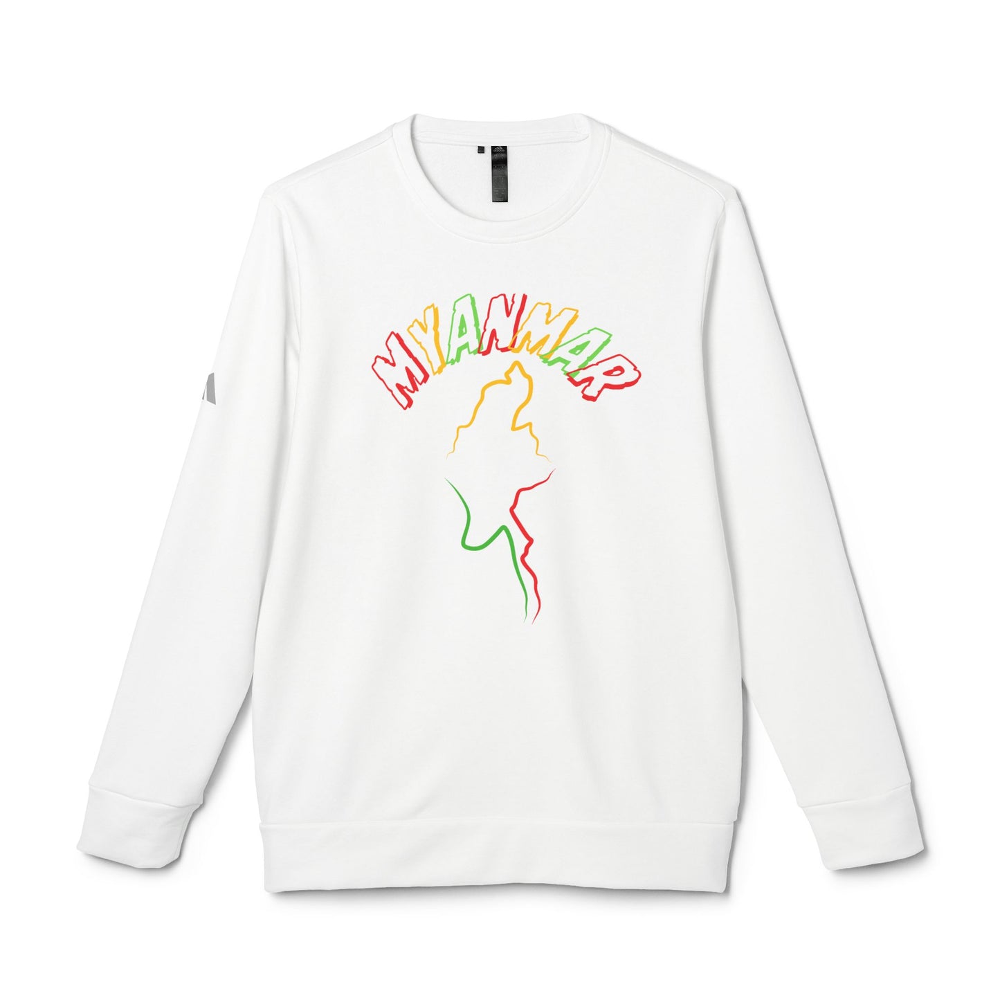 MYANMAR Pride Unisex Fleece Crewneck Sweatshirt