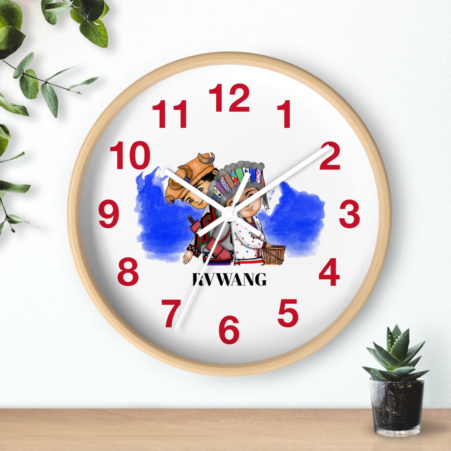 Rvwang Wall Clock