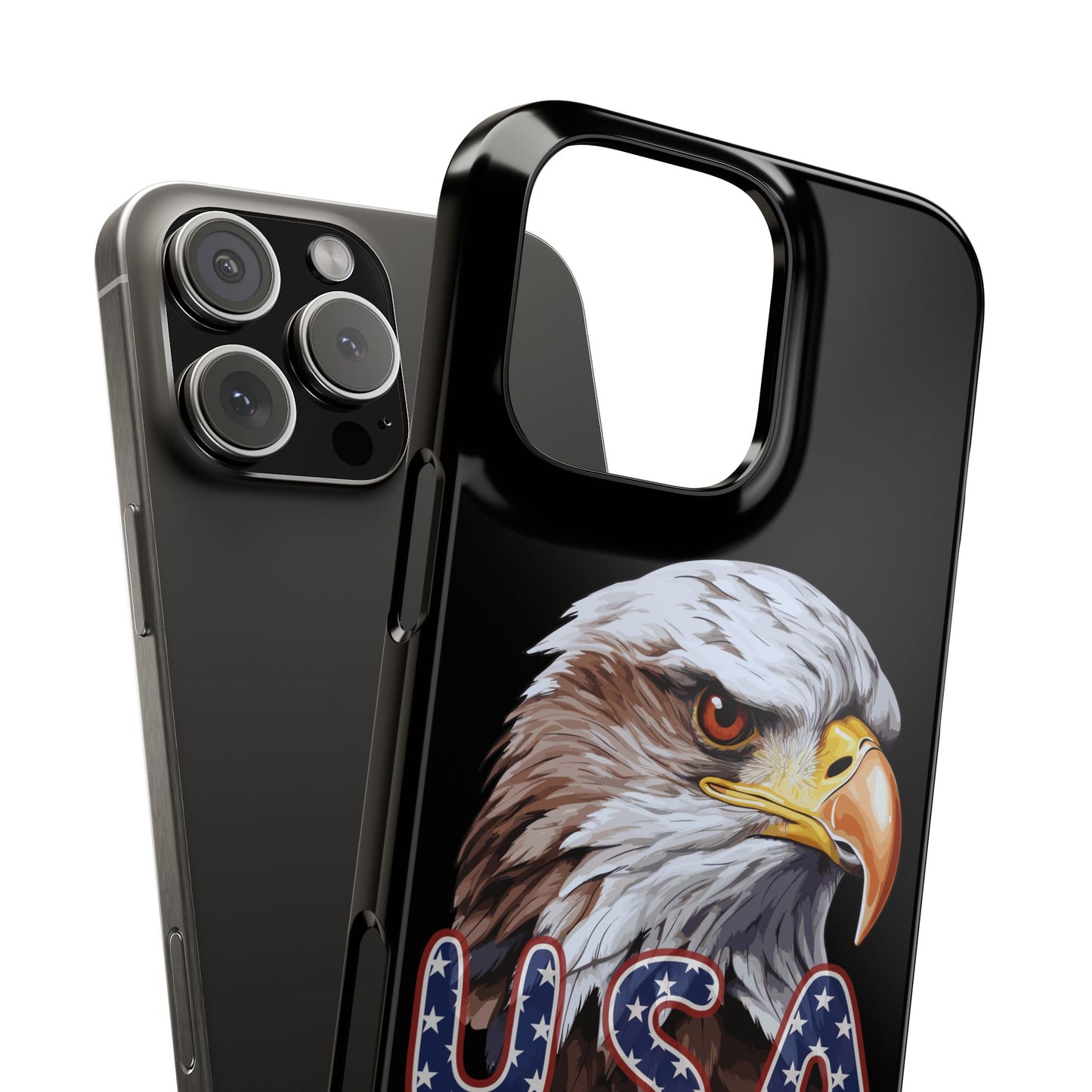 Patriotic Slim Phone Case with Eagle Design