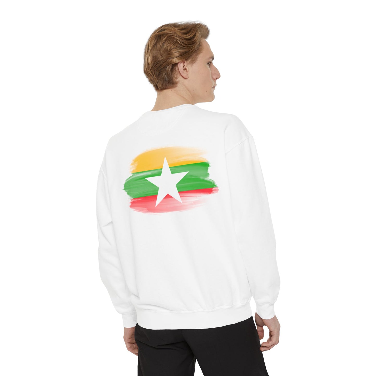 Myanmar Flag Sweatshirt