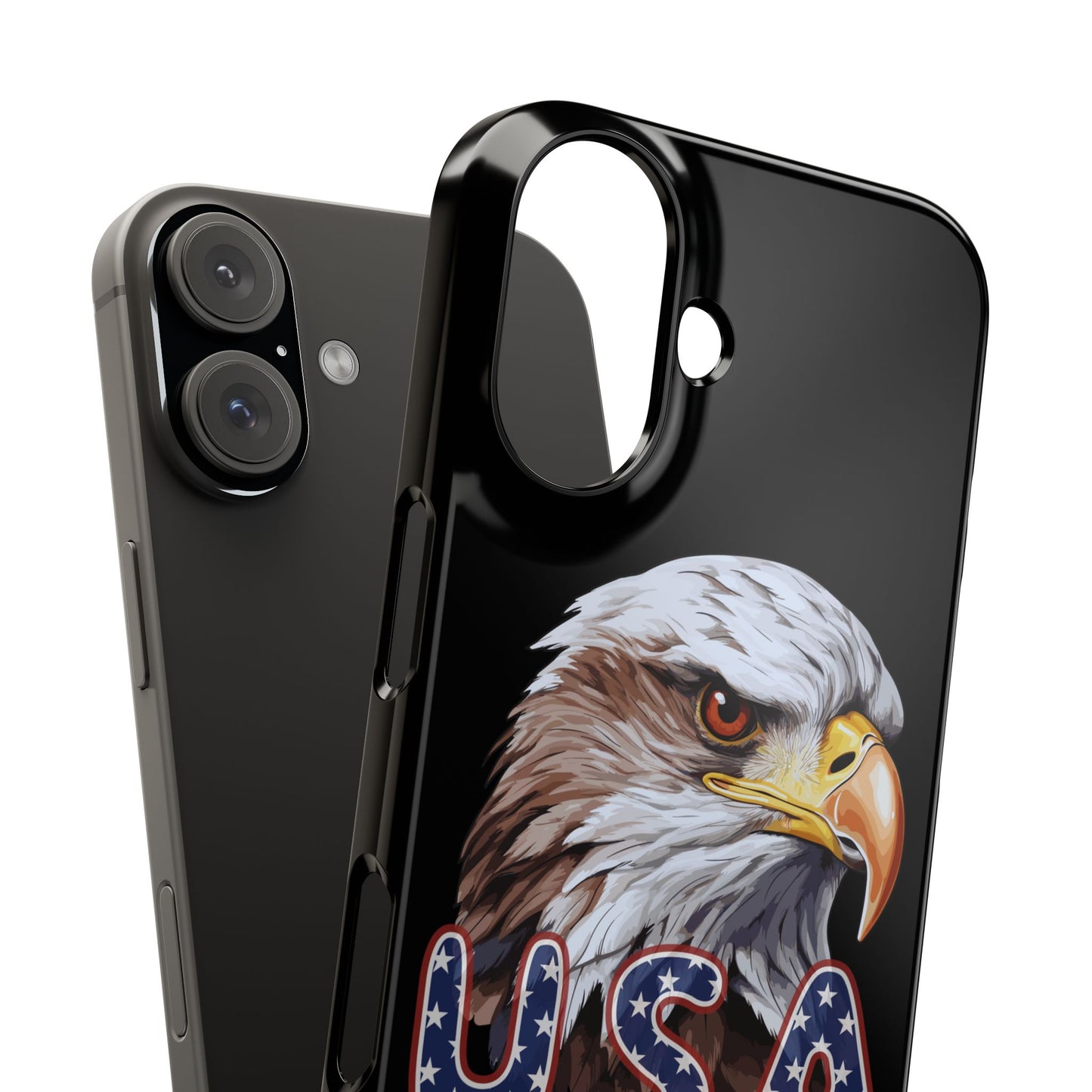 Patriotic Slim Phone Case with Eagle Design