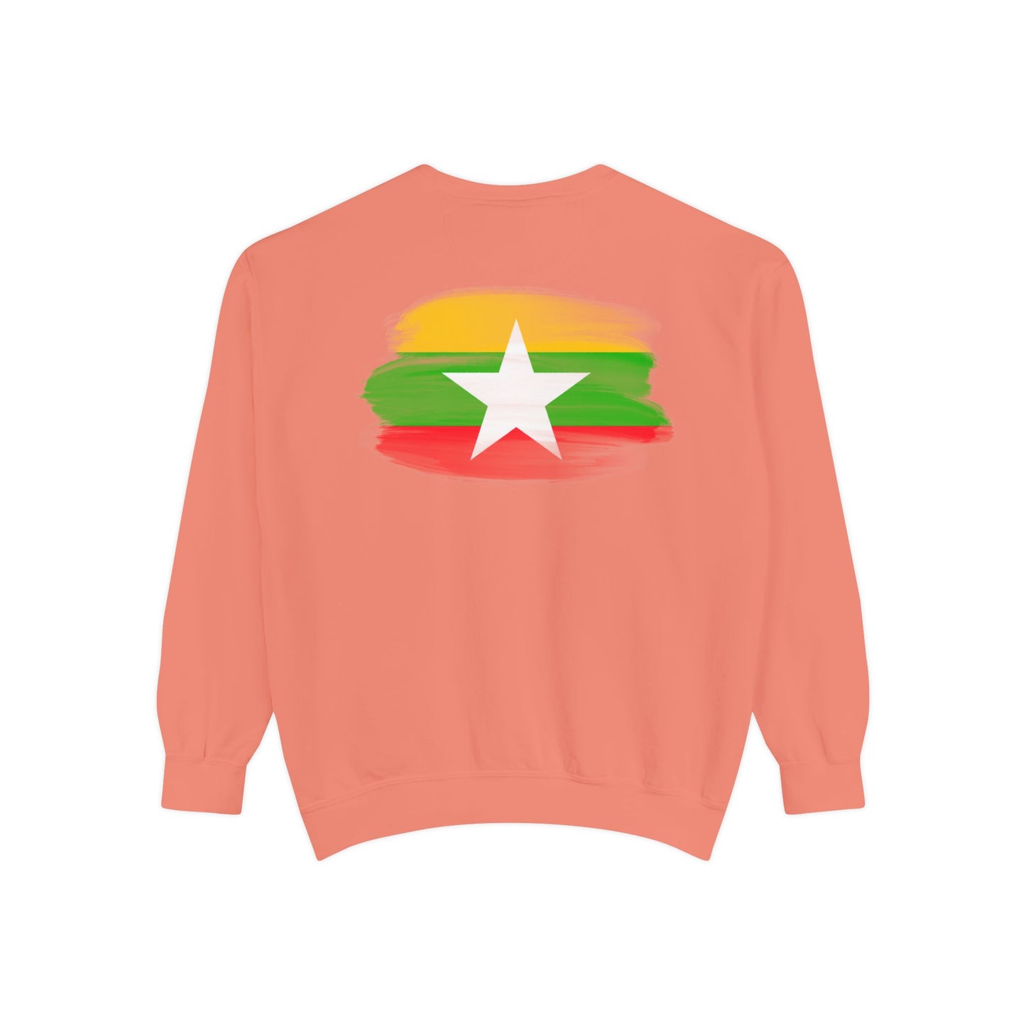 Myanmar Flag Sweatshirt
