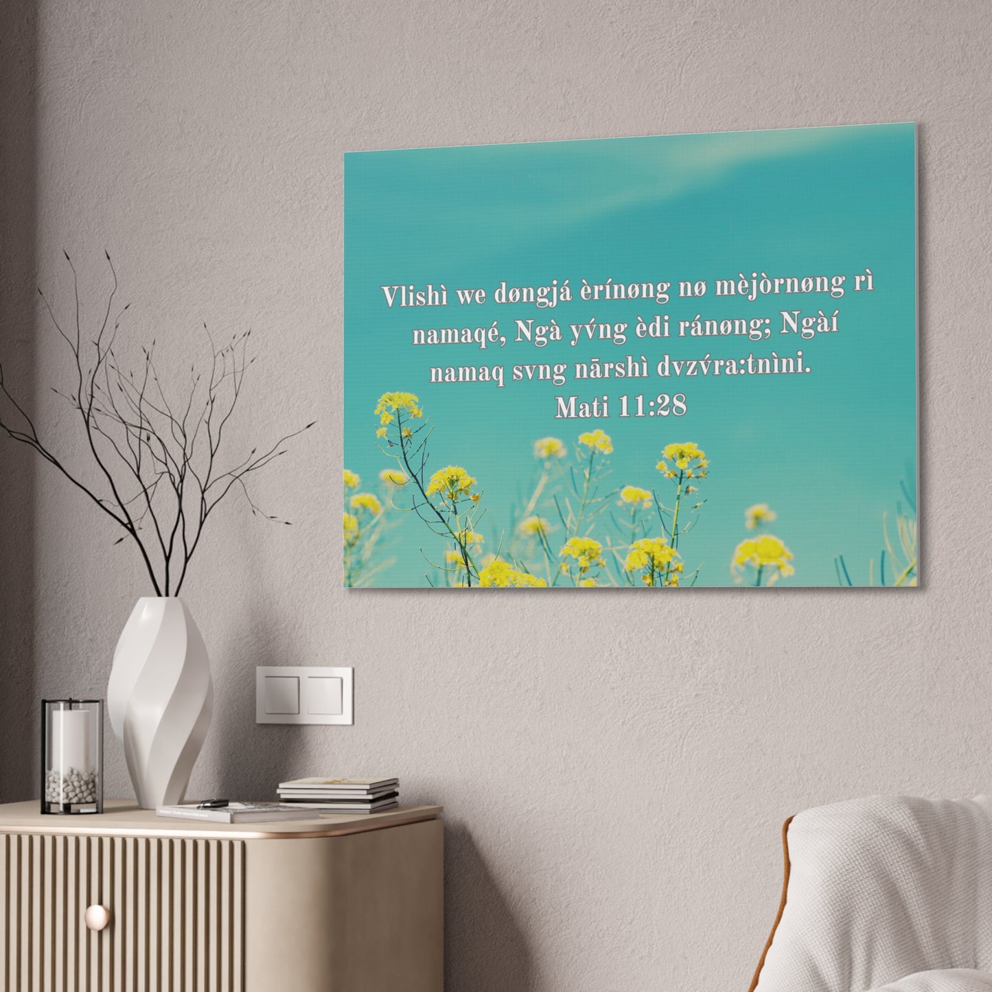 Mati 11 : 26 ( RW Canvas )