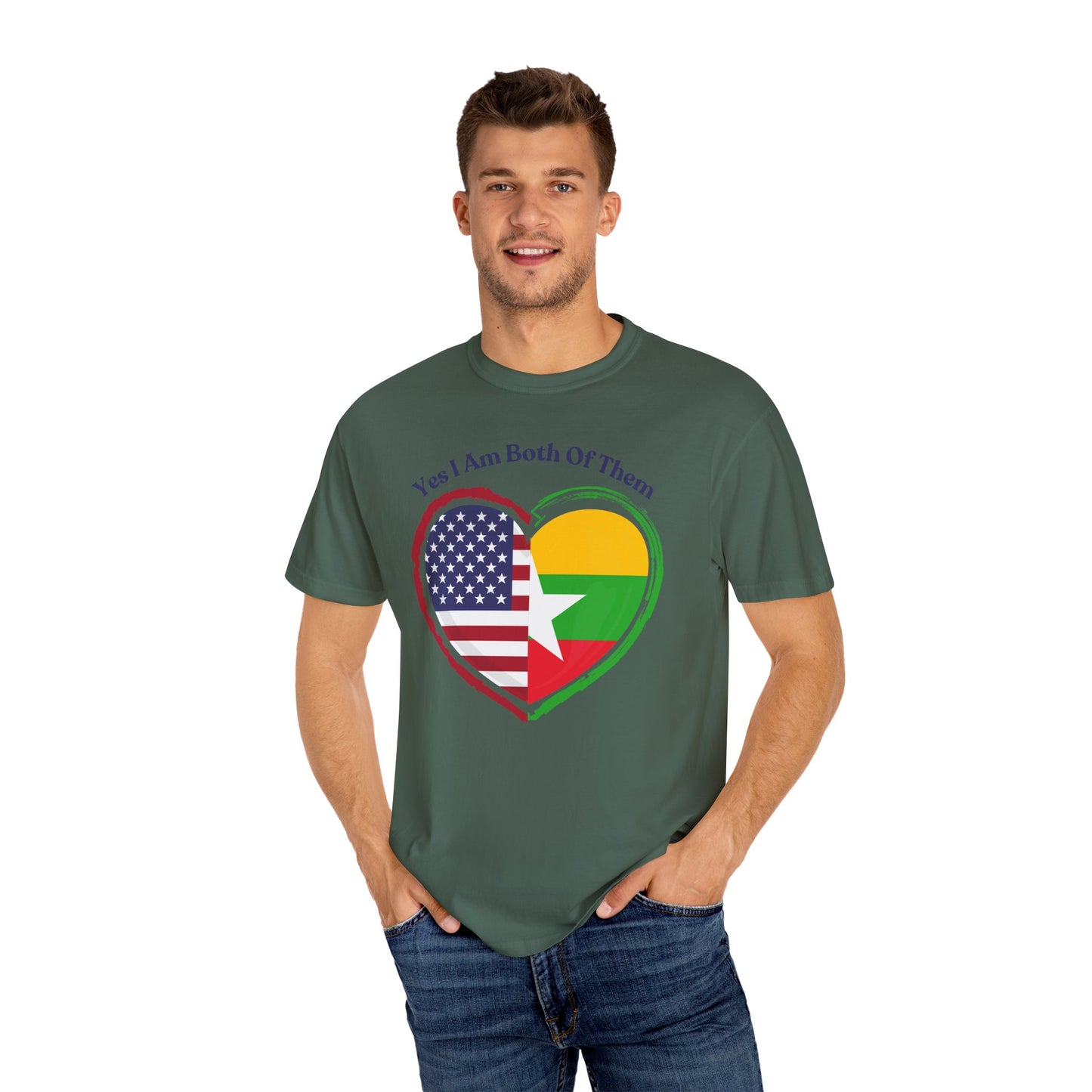 Burmese American  T-Shirt - "Yes I Am Both Of Them"