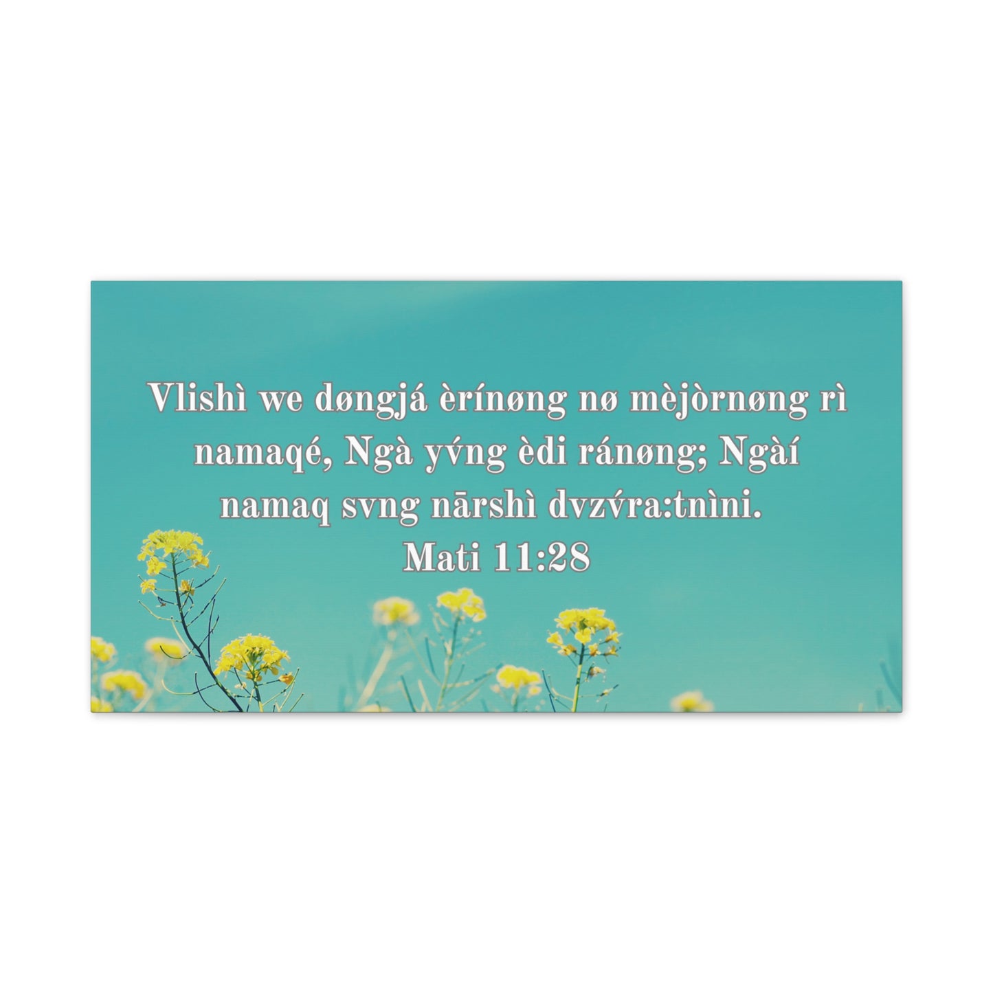 Mati 11 : 26 ( RW Canvas )