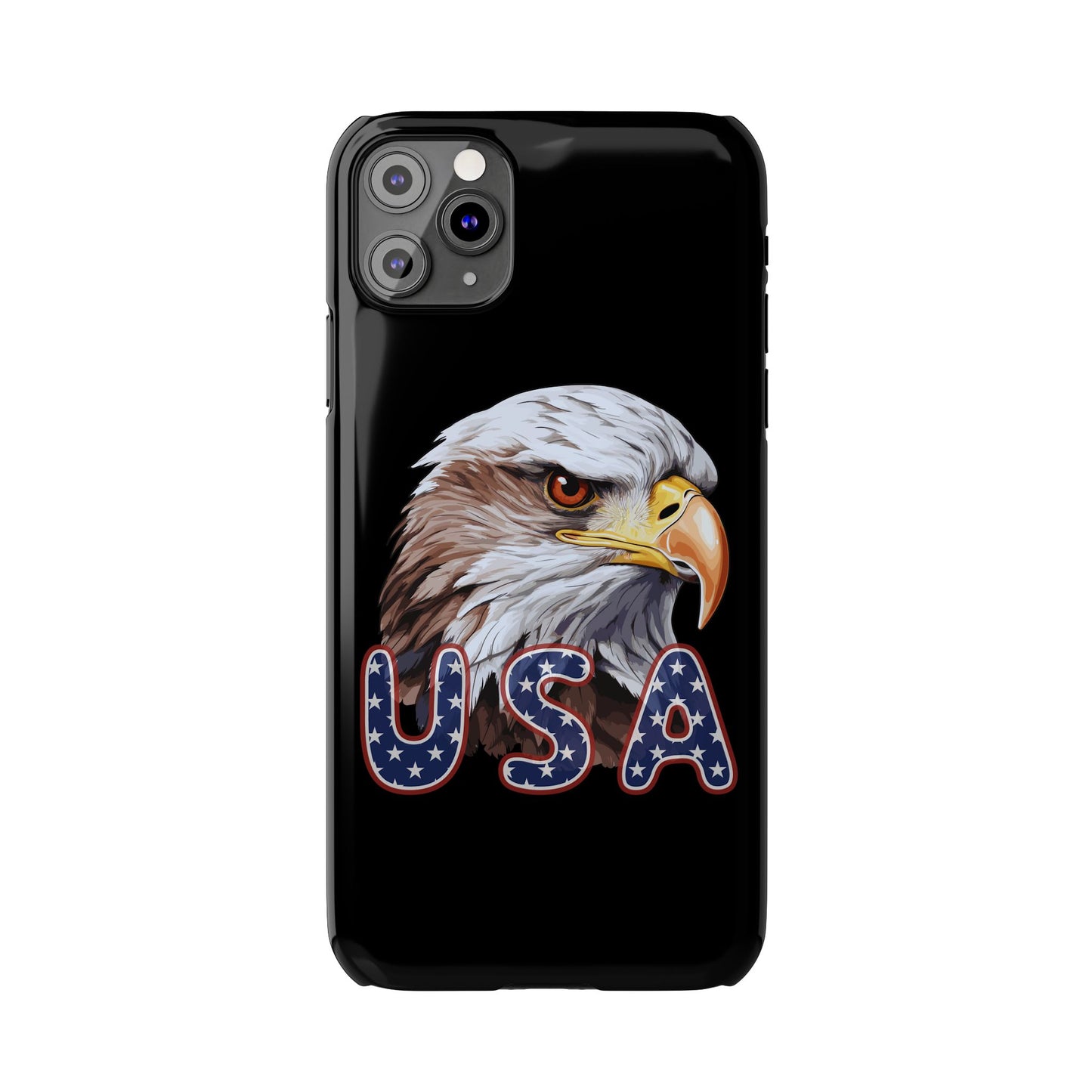 Patriotic Slim Phone Case with Eagle Design