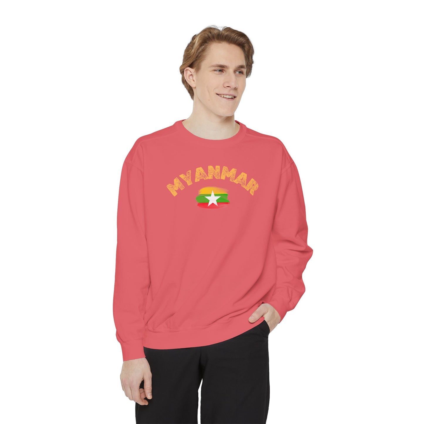 Myanmar Flag Sweatshirt