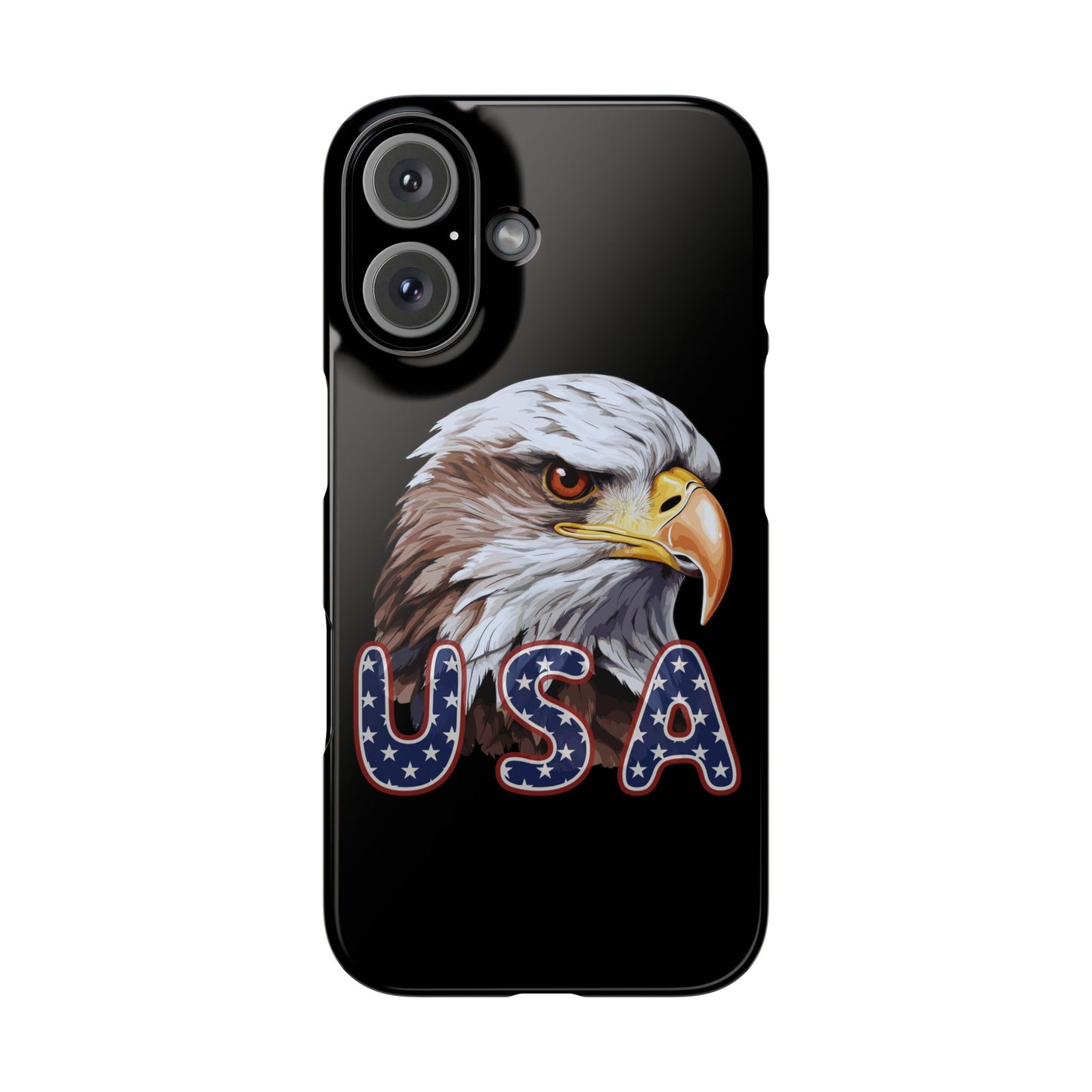 Patriotic Slim Phone Case with Eagle Design