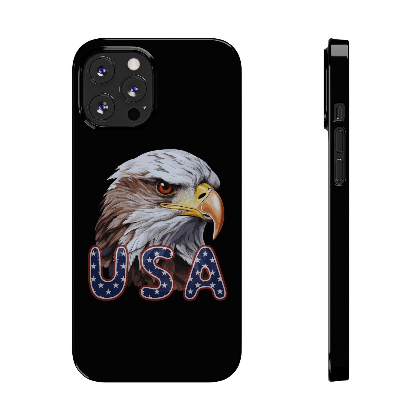 Patriotic Slim Phone Case with Eagle Design