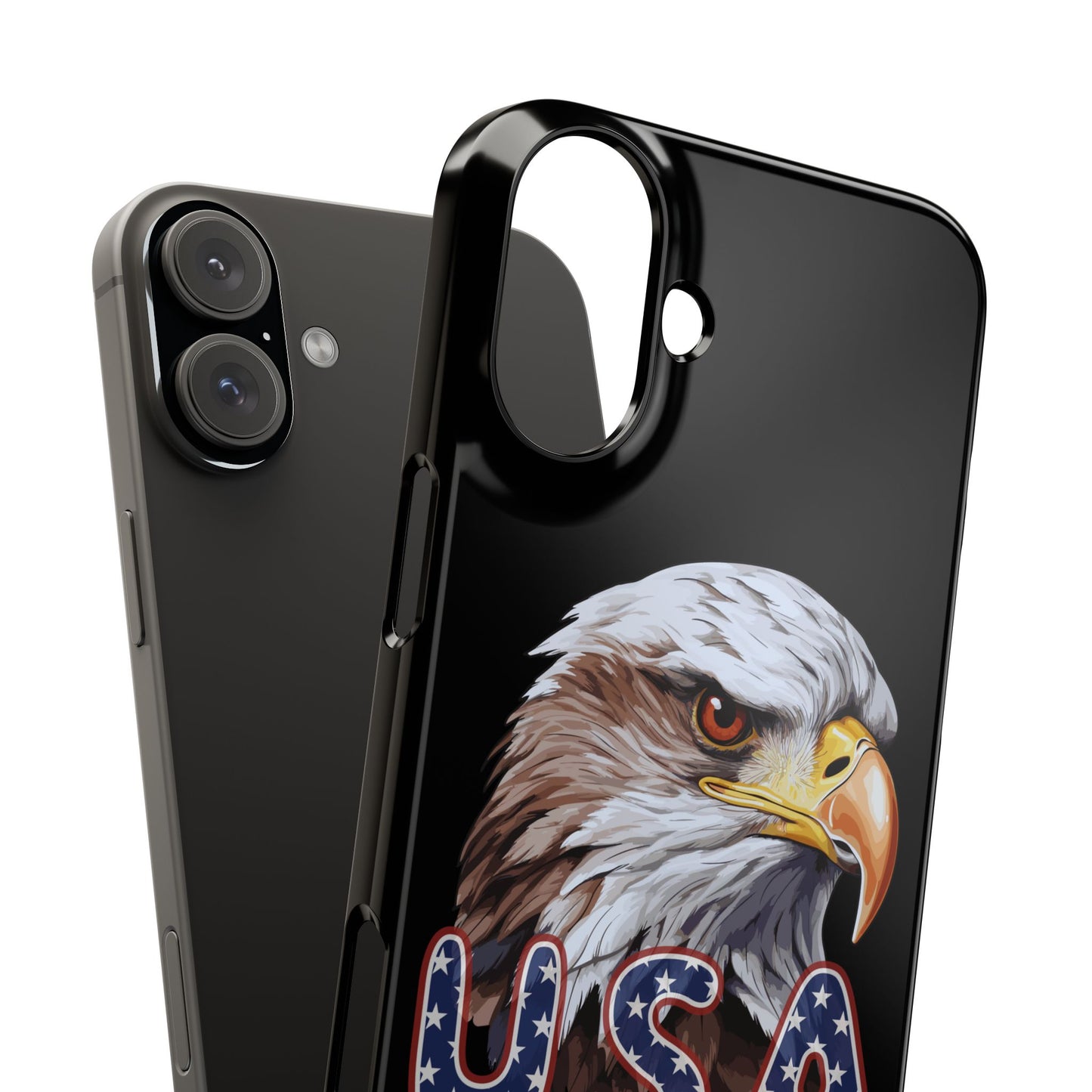 Patriotic Slim Phone Case with Eagle Design