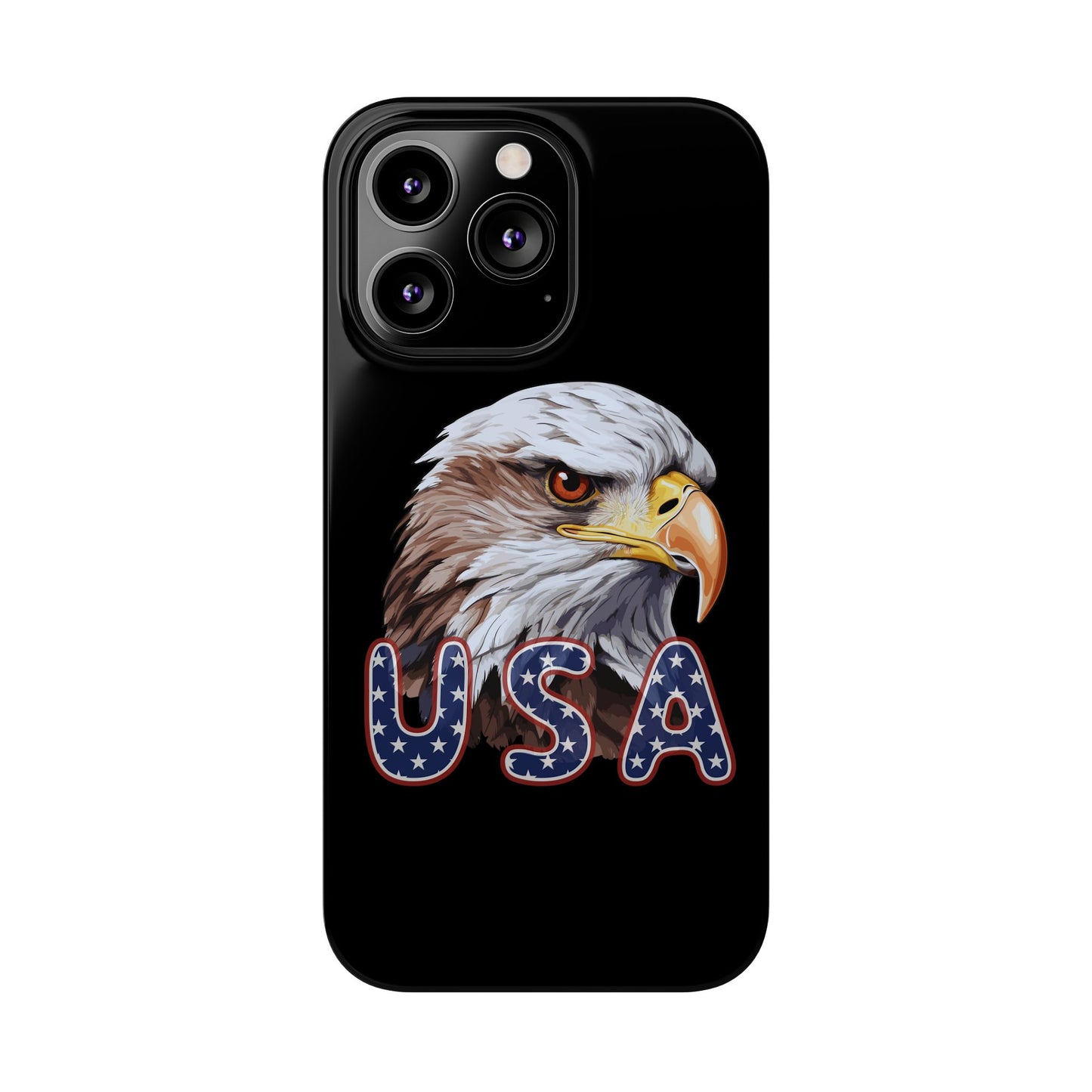 Patriotic Slim Phone Case with Eagle Design