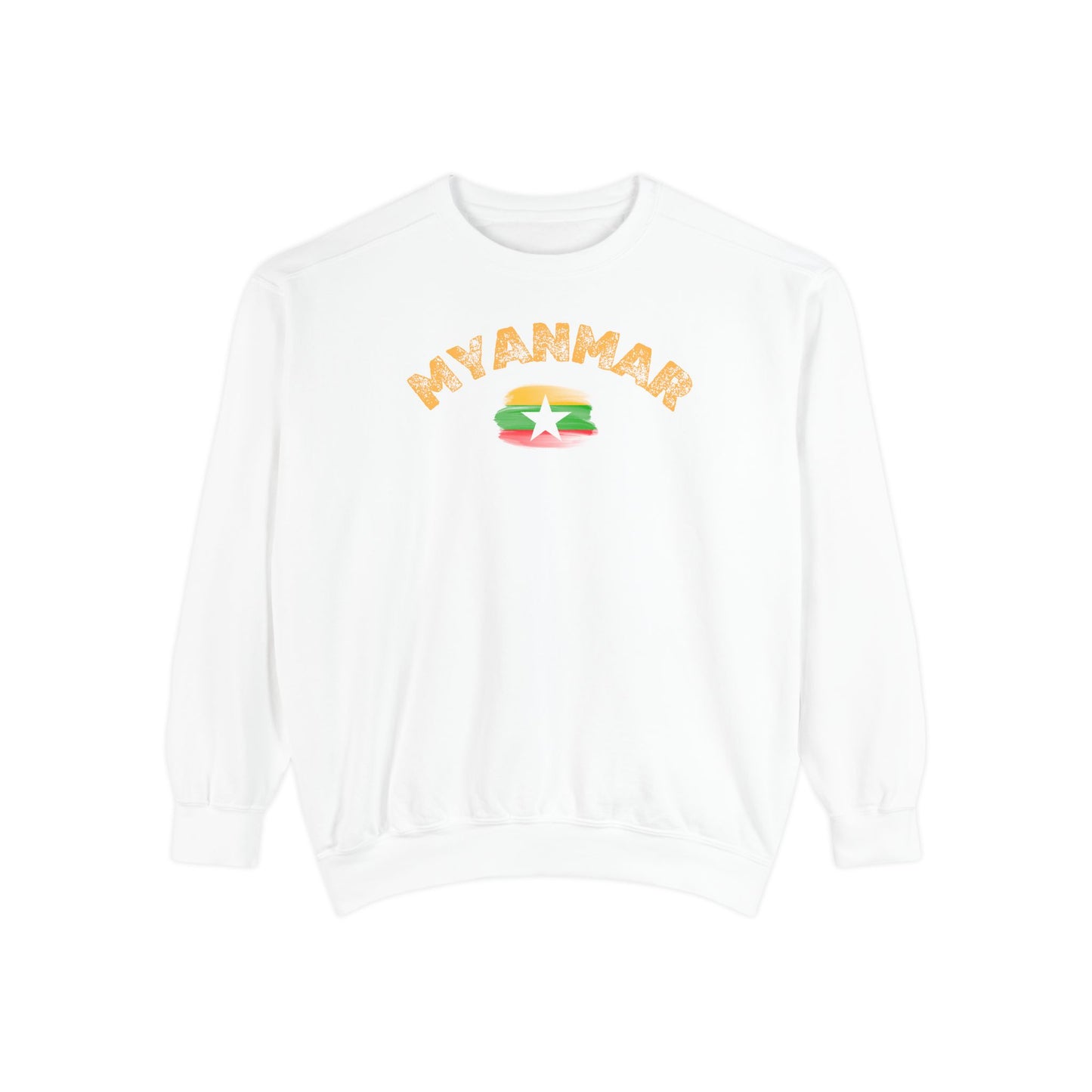 Myanmar Flag Sweatshirt