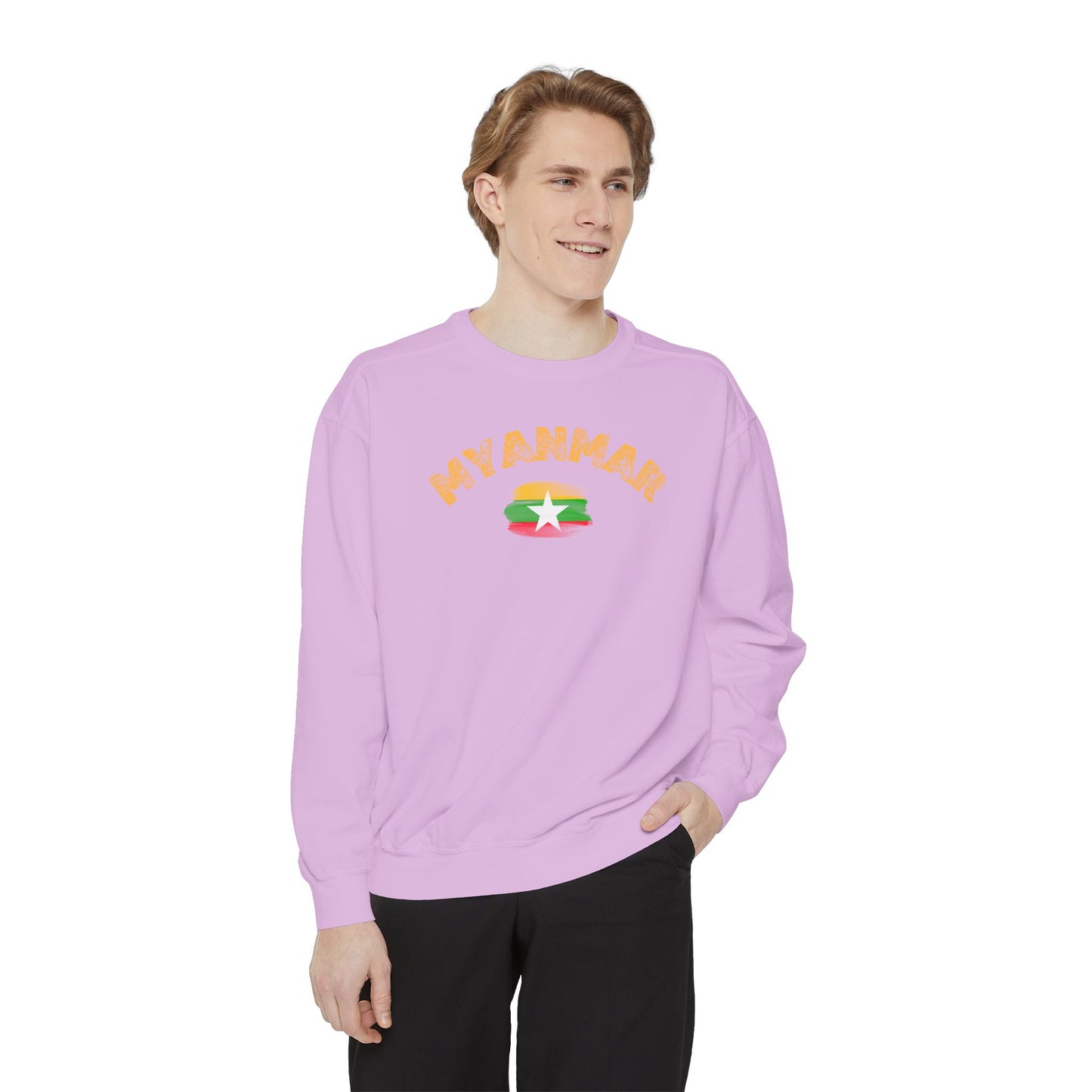 Myanmar Flag Sweatshirt