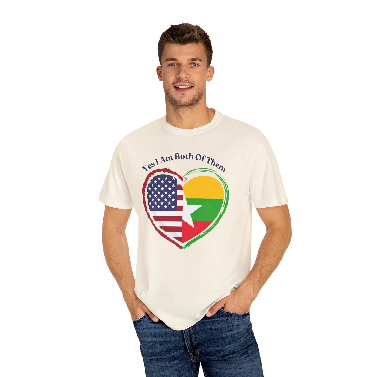 Burmese American  T-Shirt - "Yes I Am Both Of Them"