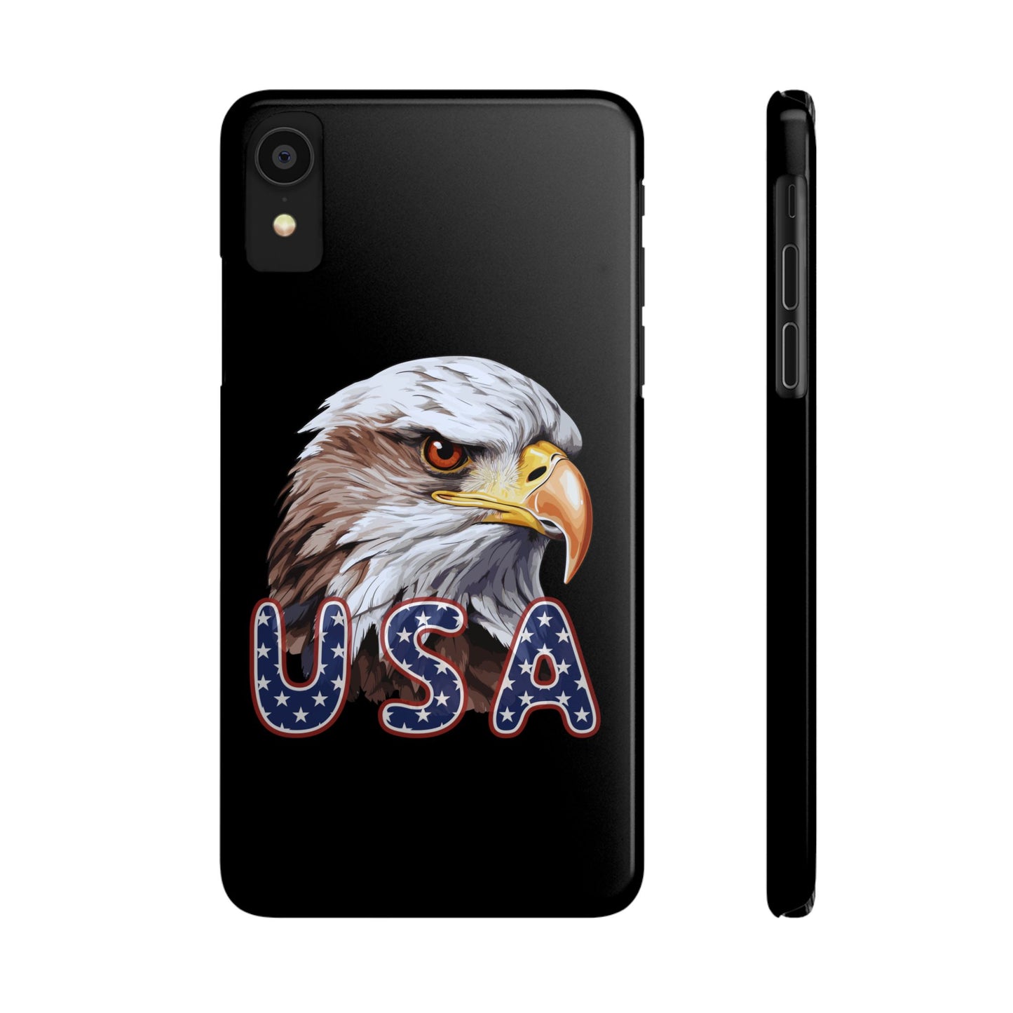 Patriotic Slim Phone Case with Eagle Design