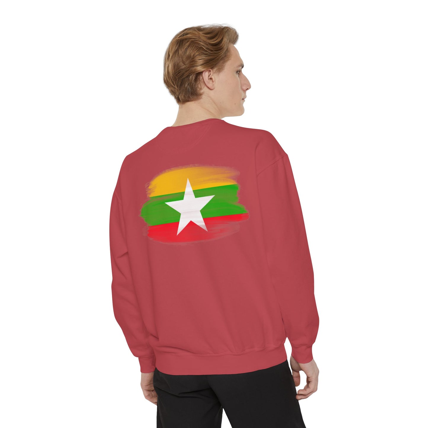 Myanmar Flag Sweatshirt