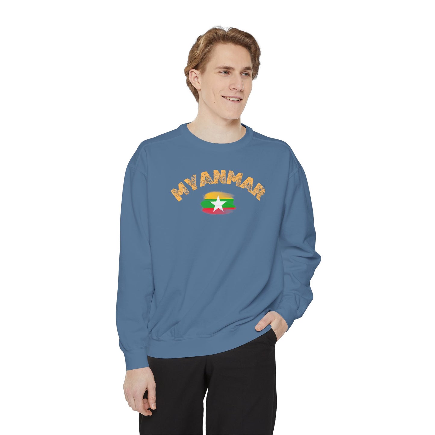 Myanmar Flag Sweatshirt