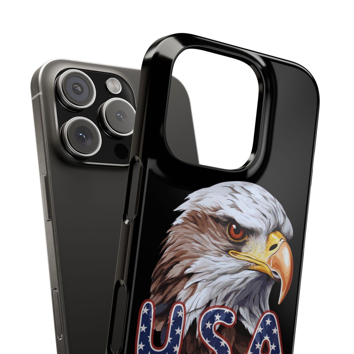 Patriotic Slim Phone Case with Eagle Design