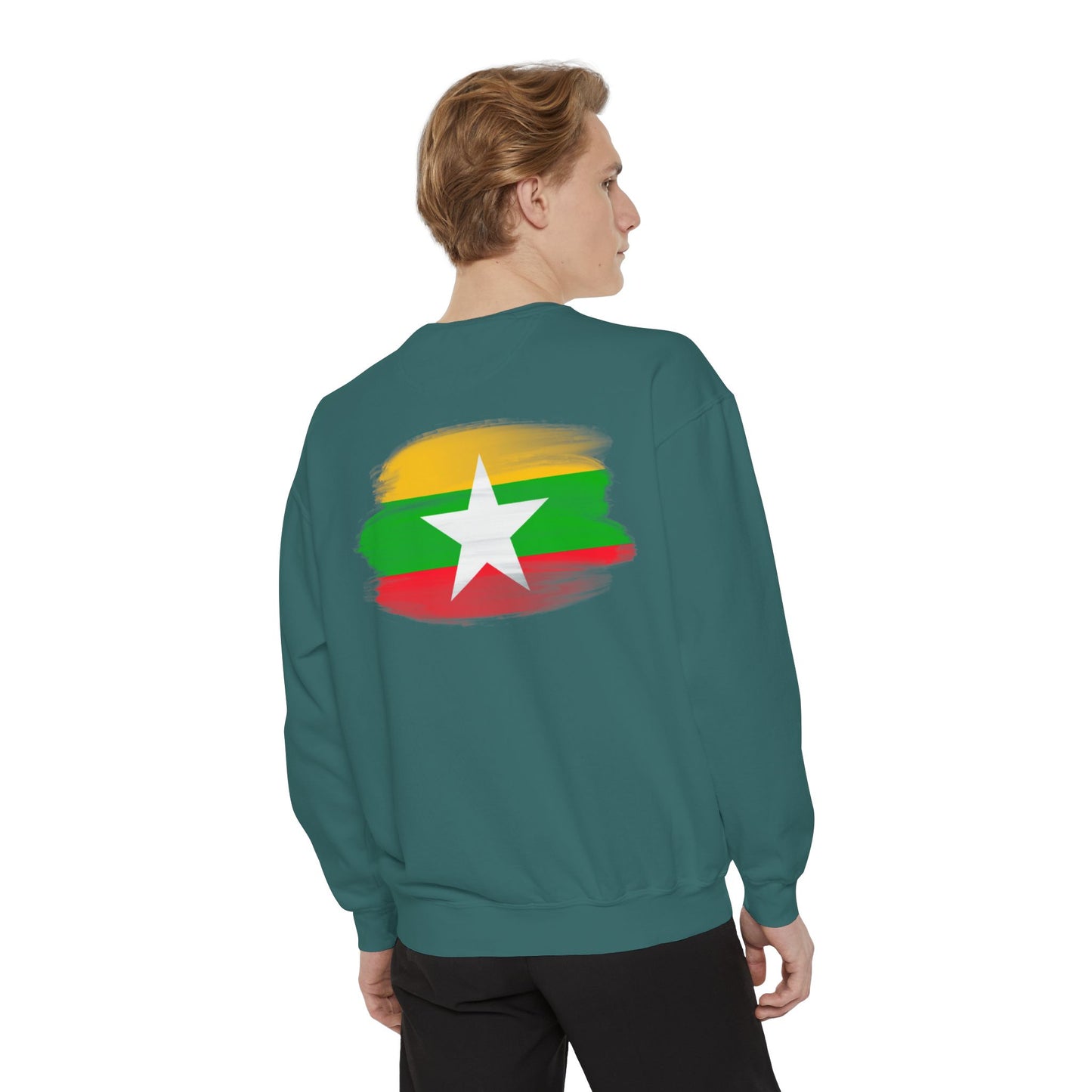 Myanmar Flag Sweatshirt