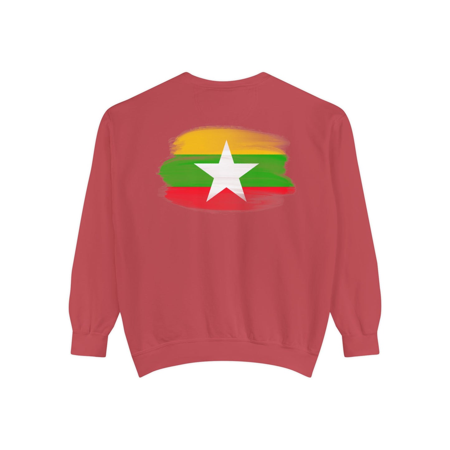 Myanmar Flag Sweatshirt