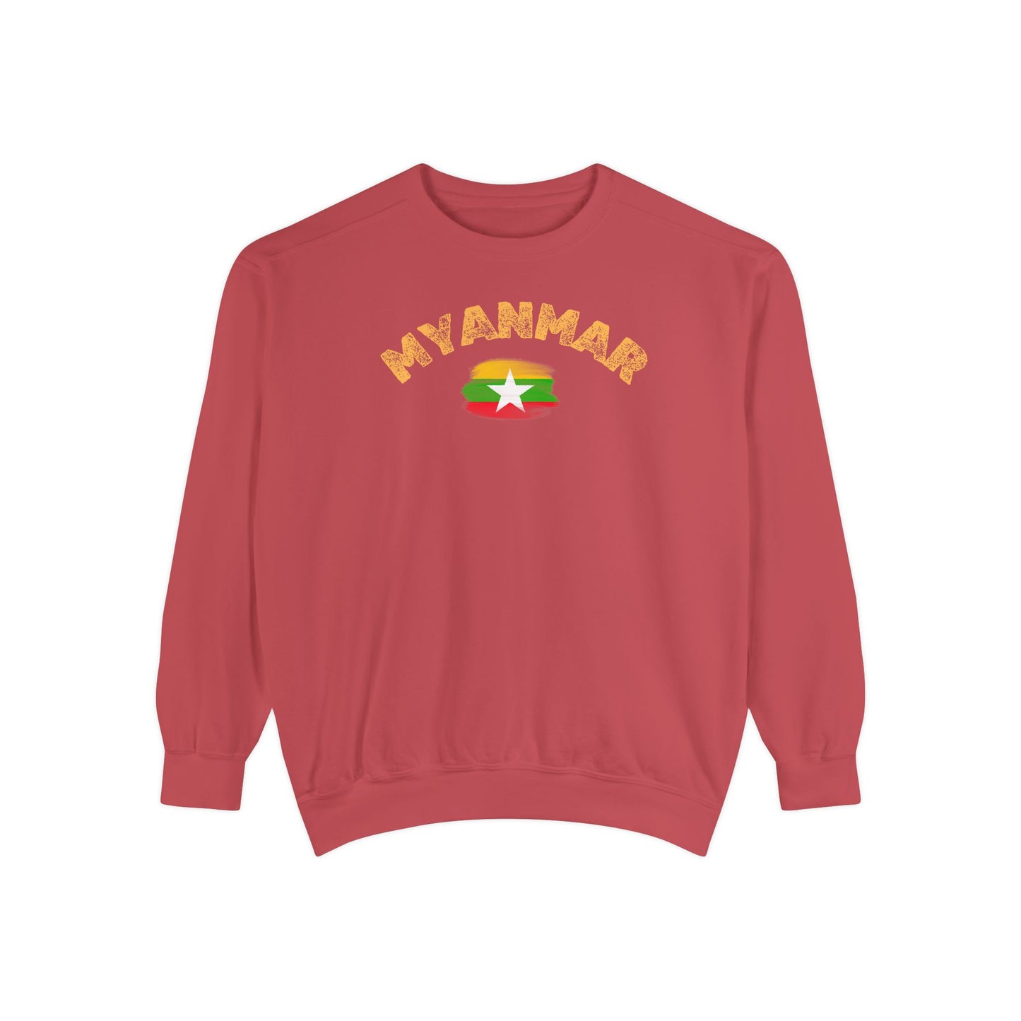 Myanmar Flag Sweatshirt