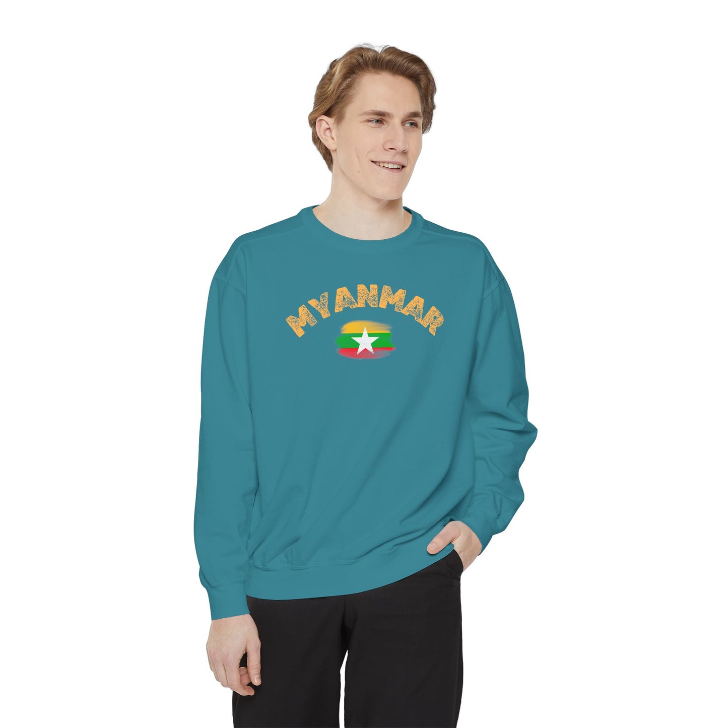 Myanmar Flag Sweatshirt