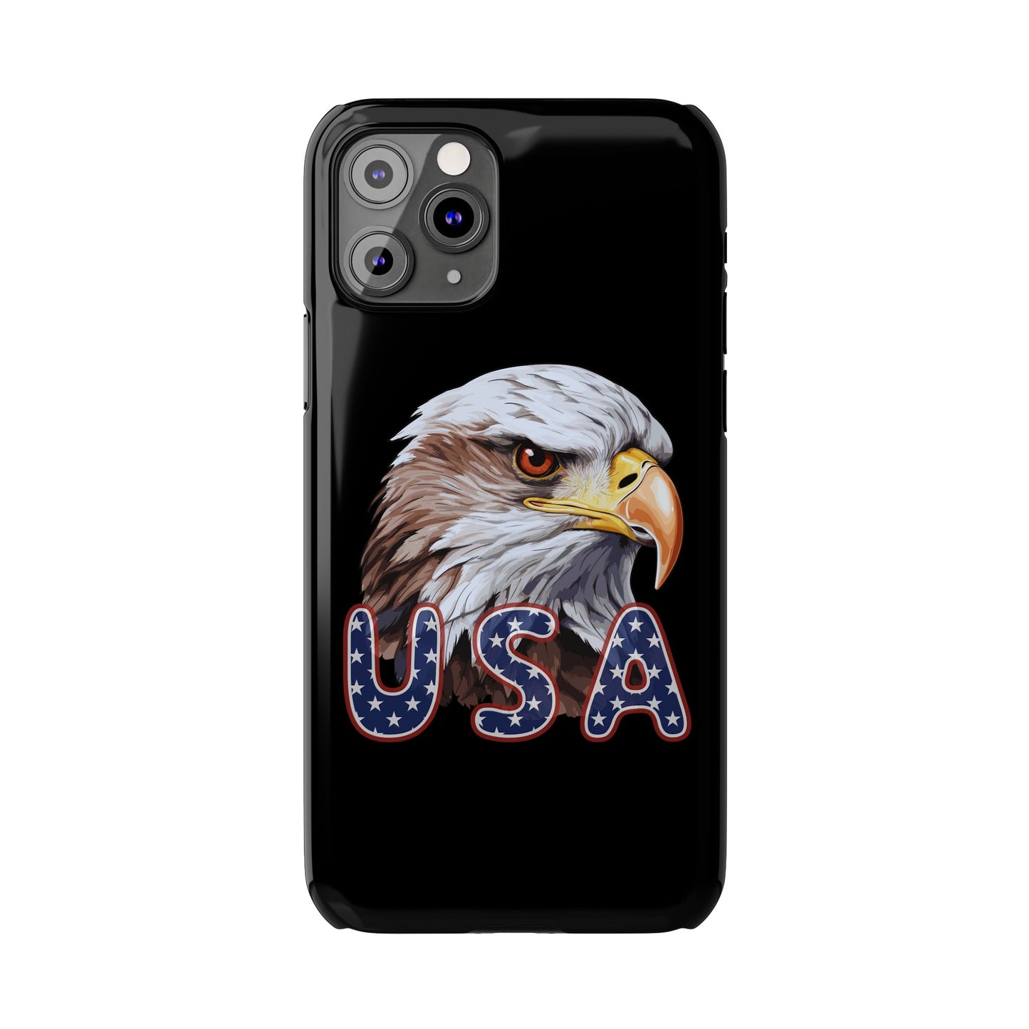 Patriotic Slim Phone Case with Eagle Design