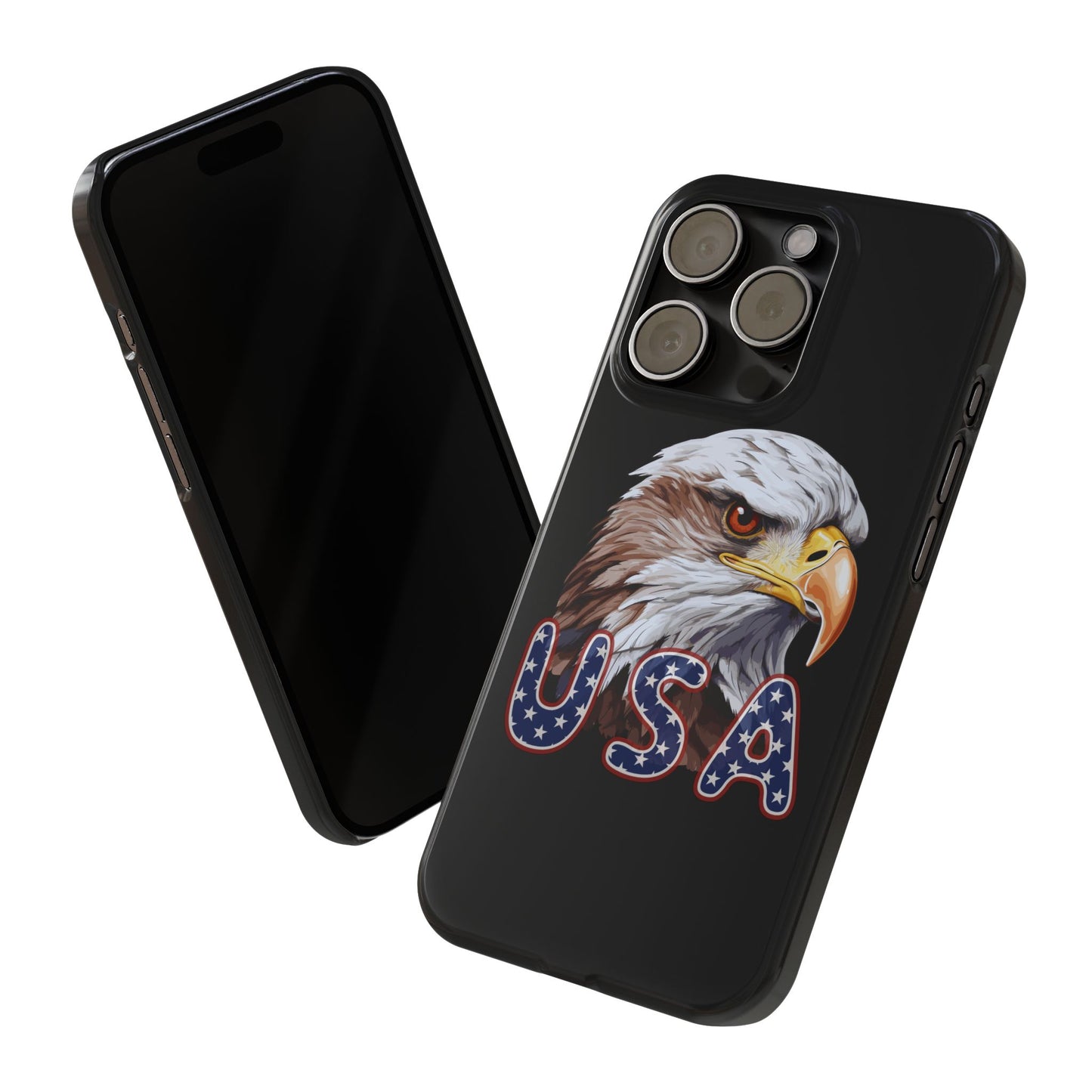 Patriotic Slim Phone Case with Eagle Design