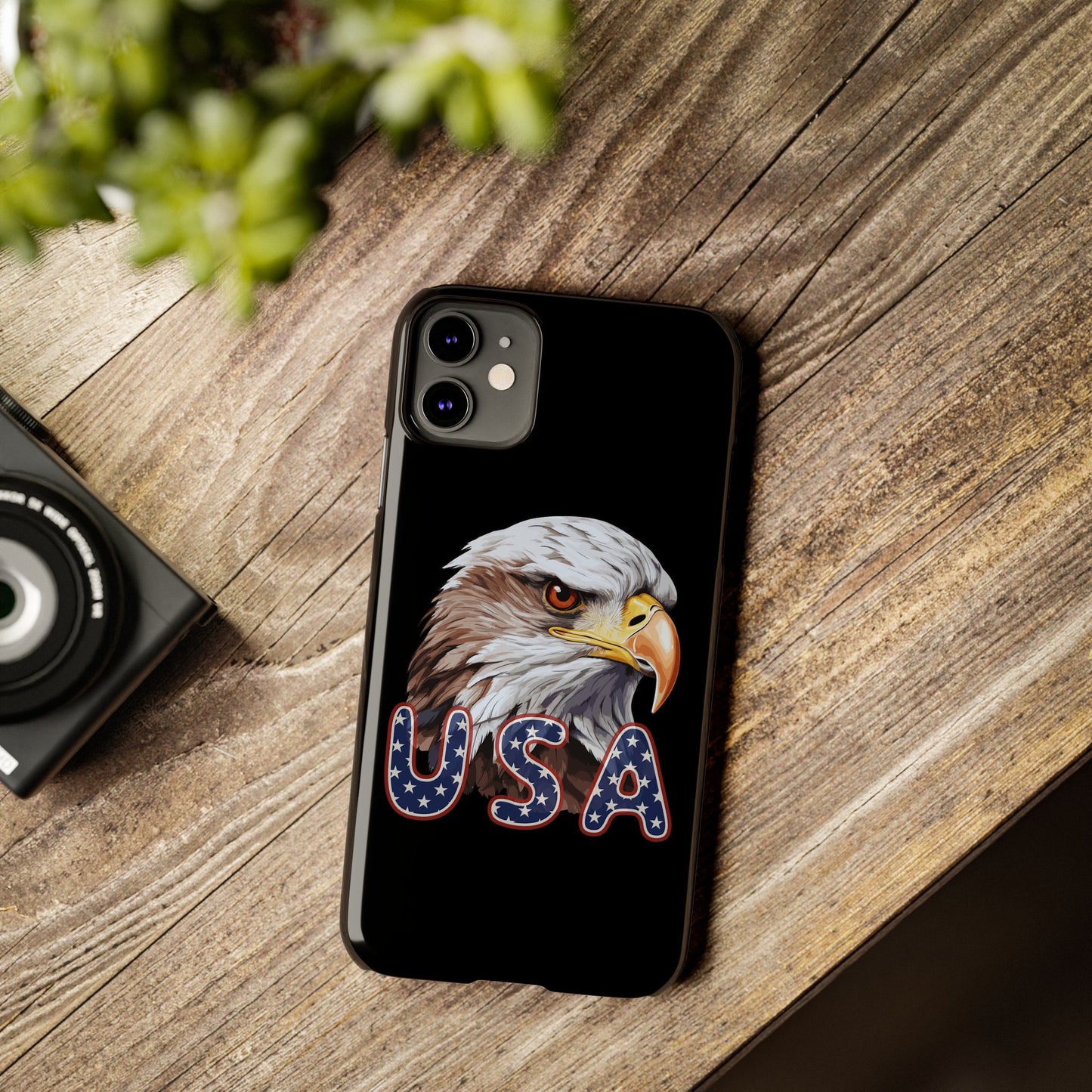 Patriotic Slim Phone Case with Eagle Design