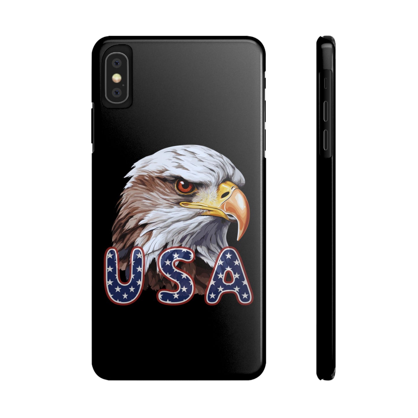 Patriotic Slim Phone Case with Eagle Design