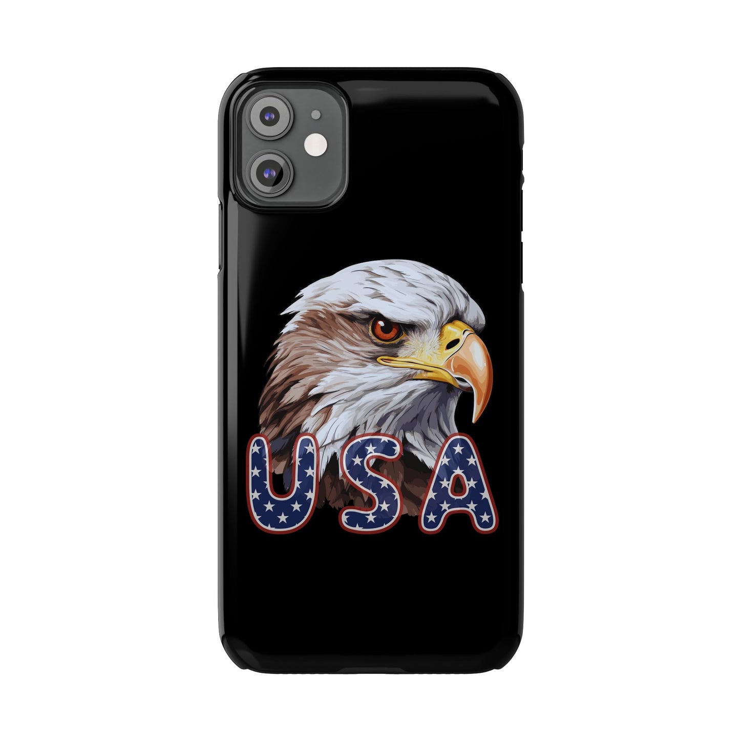 Patriotic Slim Phone Case with Eagle Design