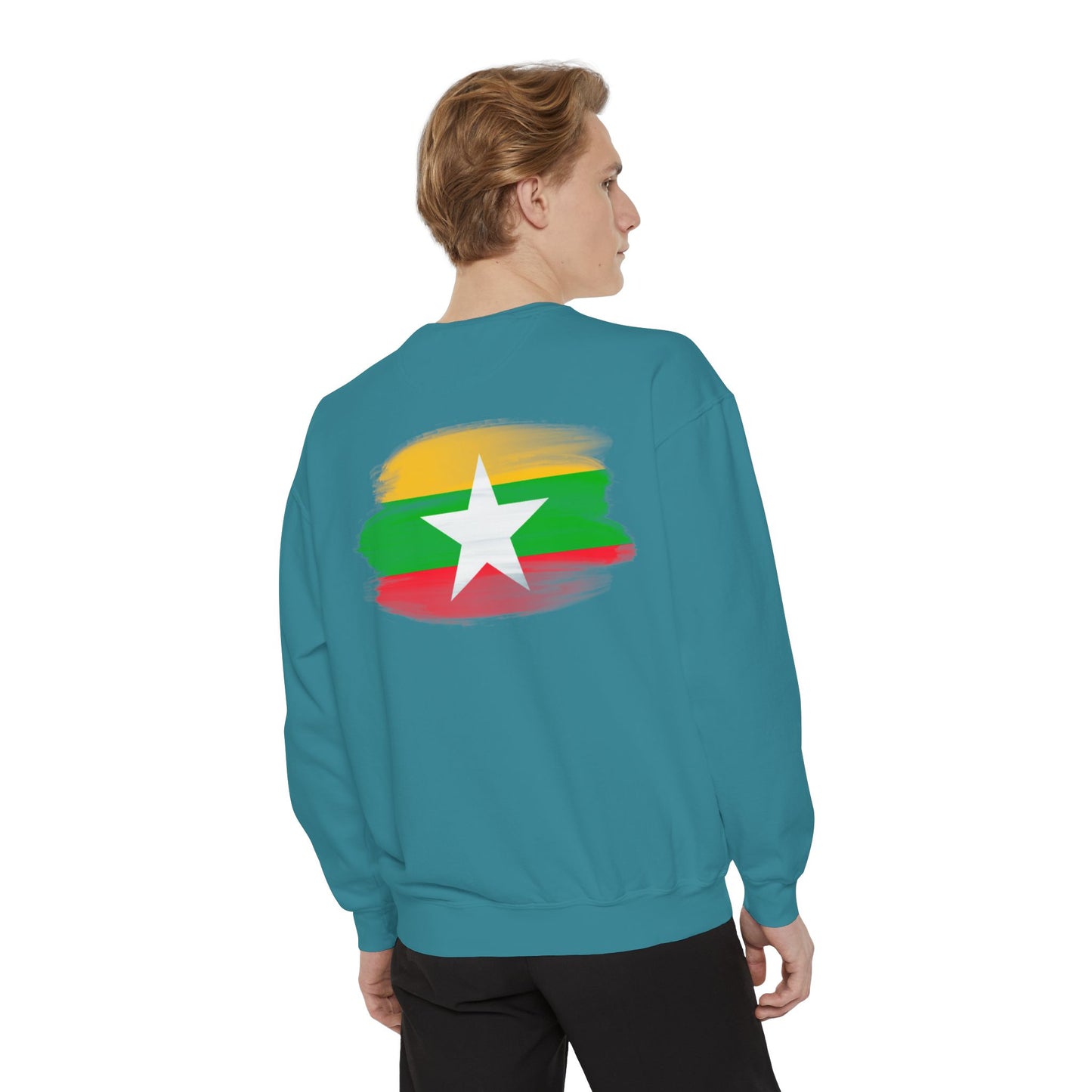 Myanmar Flag Sweatshirt