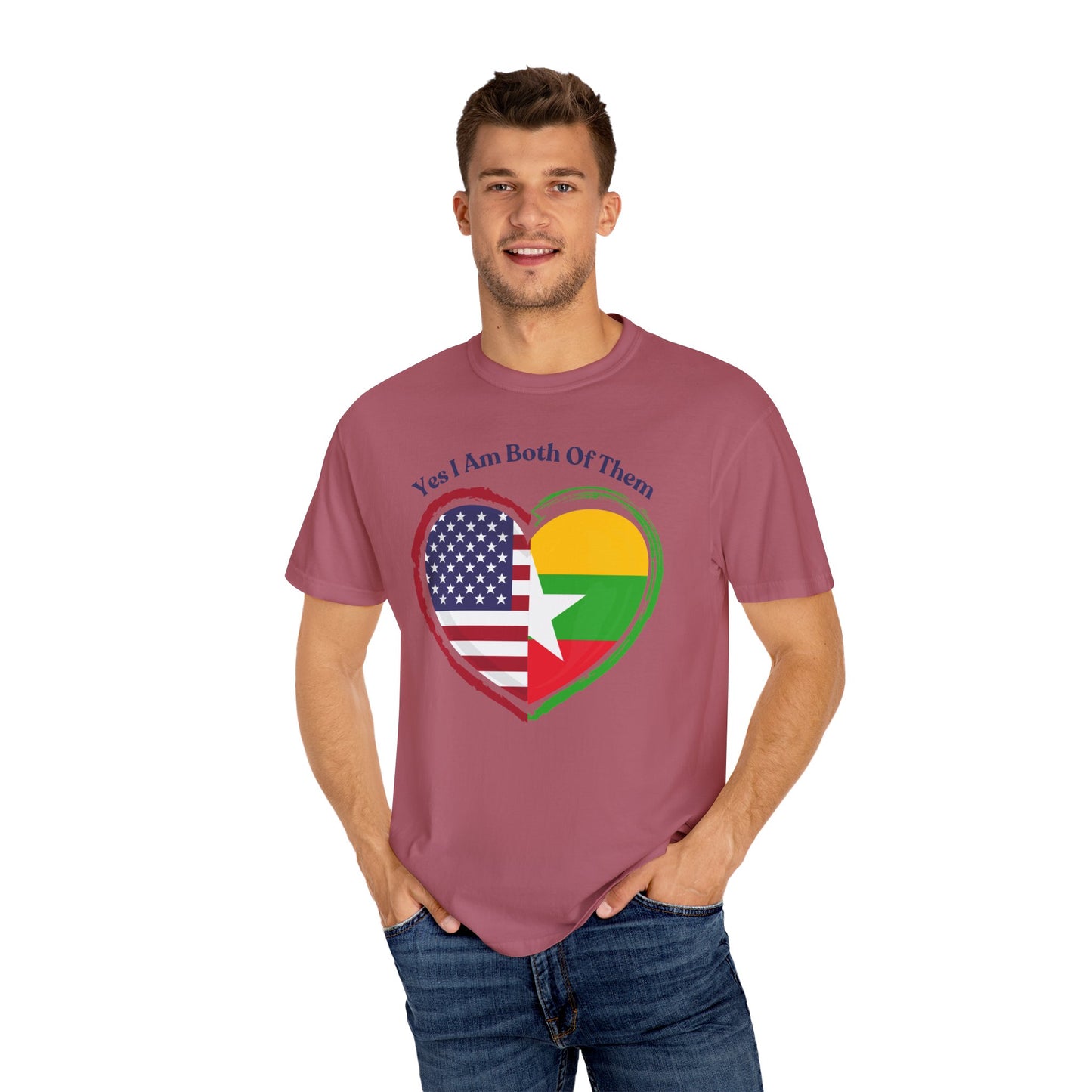 Burmese American  T-Shirt - "Yes I Am Both Of Them"