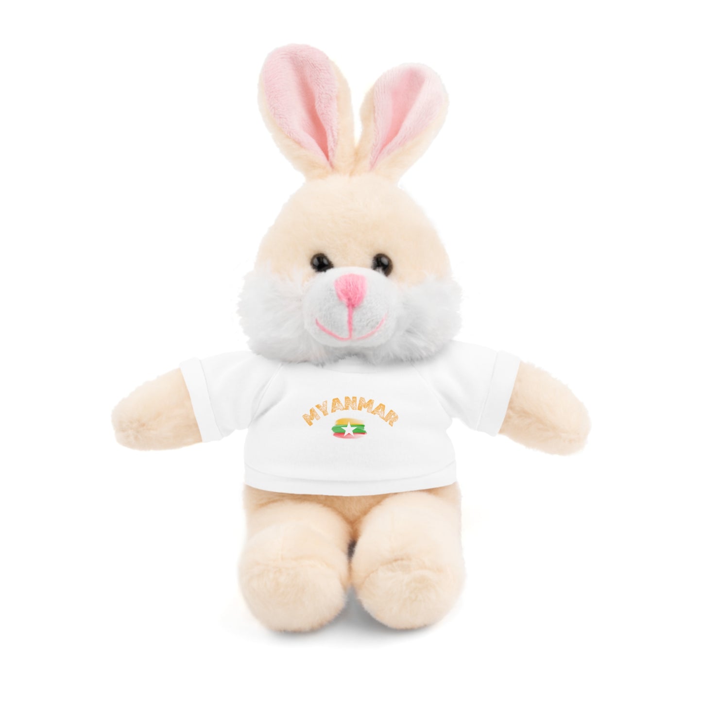 Stuffed Animals with Myanmar Flag Tee