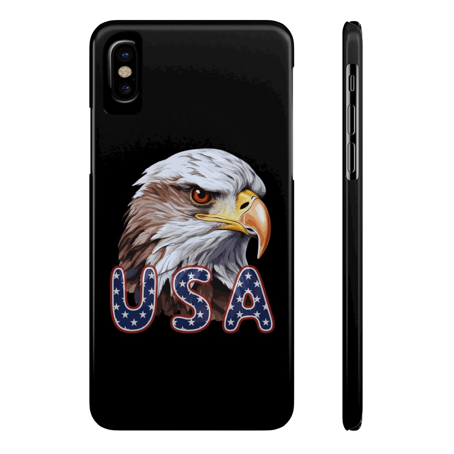 Patriotic Slim Phone Case with Eagle Design