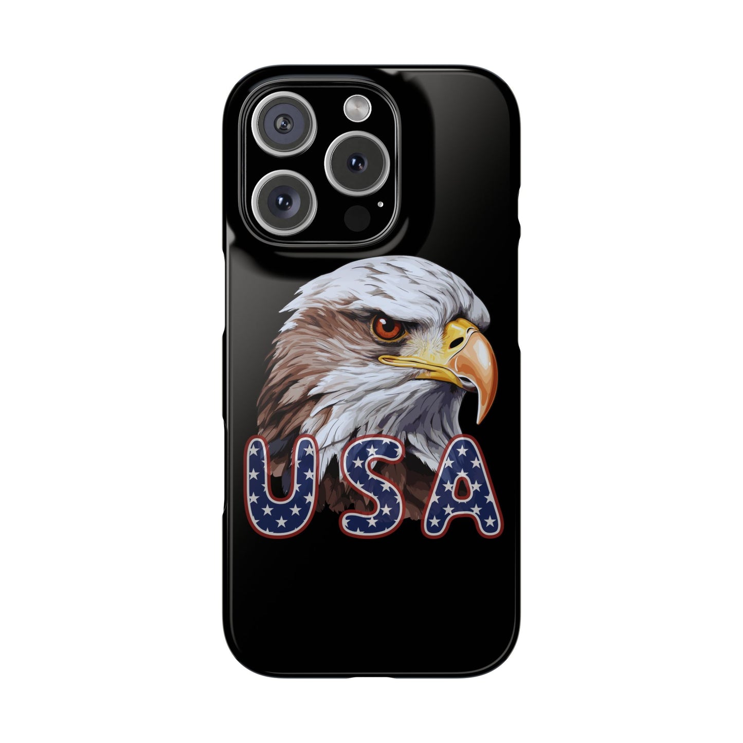 Patriotic Slim Phone Case with Eagle Design