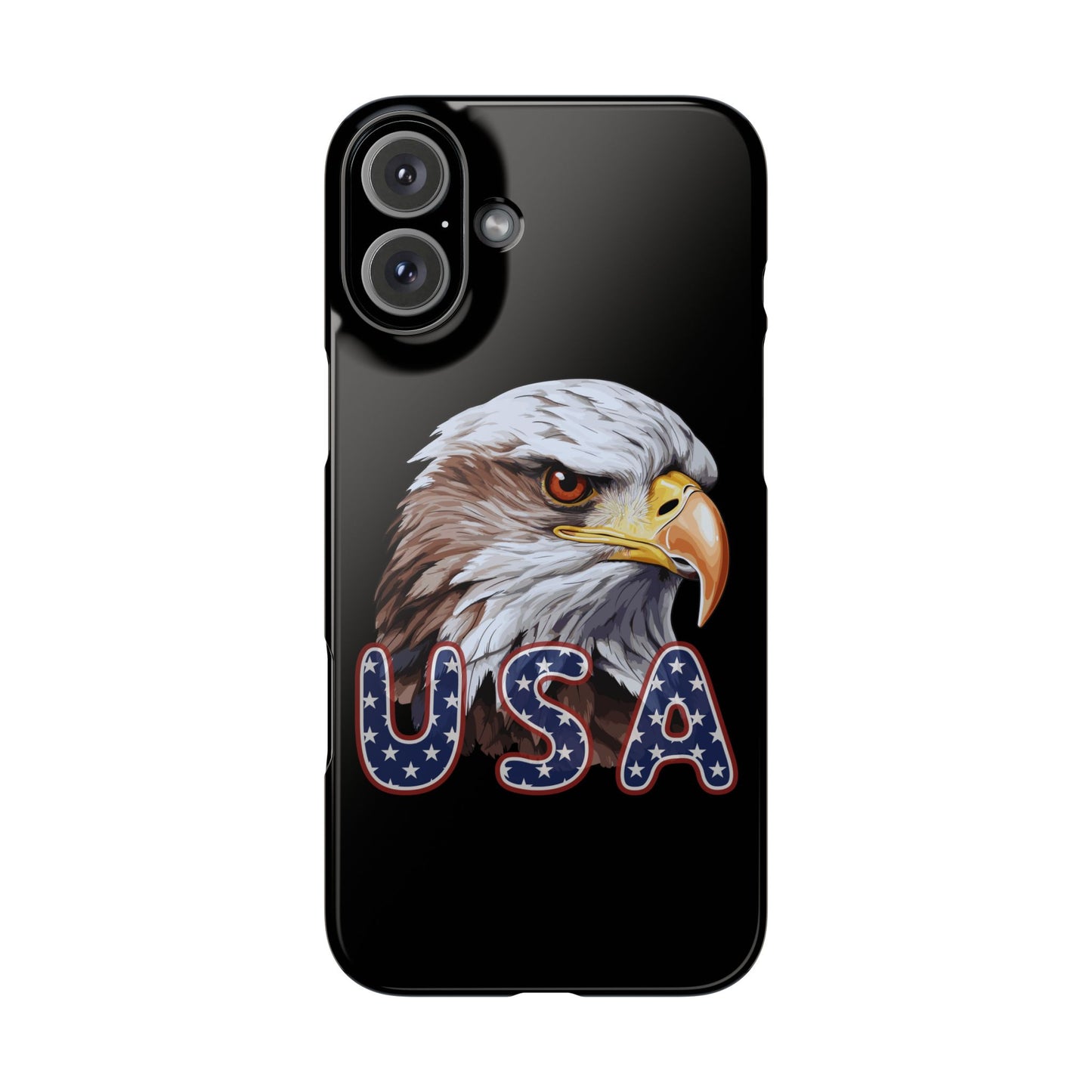 Patriotic Slim Phone Case with Eagle Design