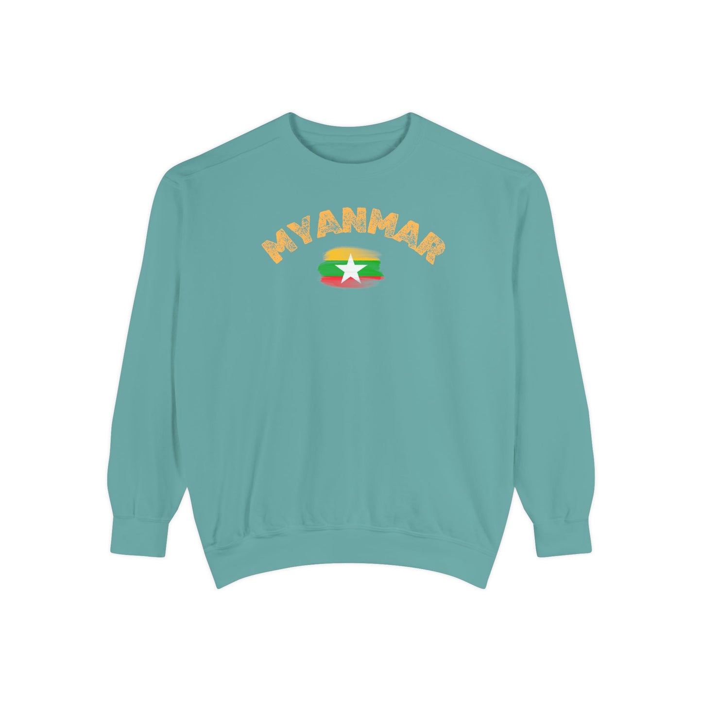 Myanmar Flag Sweatshirt