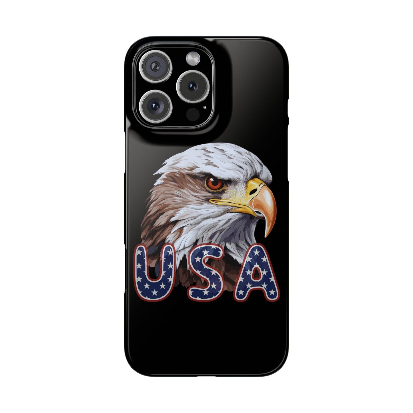 Patriotic Slim Phone Case with Eagle Design