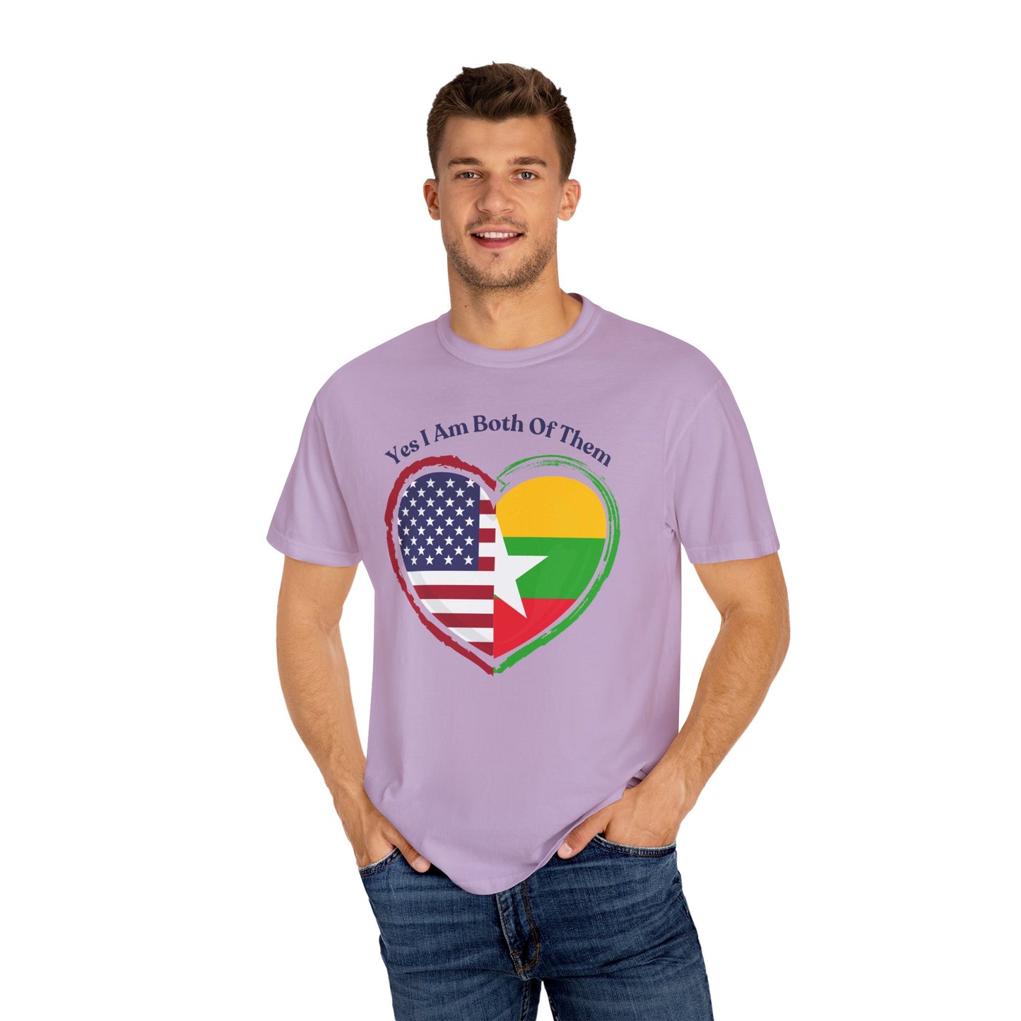 Burmese American  T-Shirt - "Yes I Am Both Of Them"