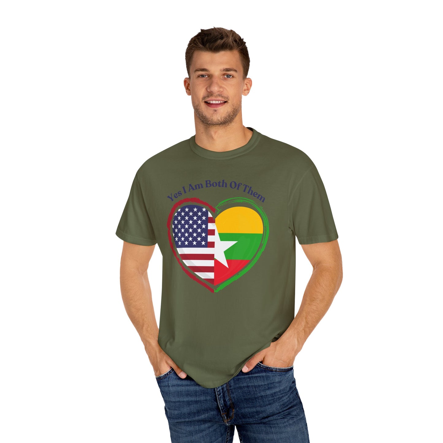 Burmese American  T-Shirt - "Yes I Am Both Of Them"