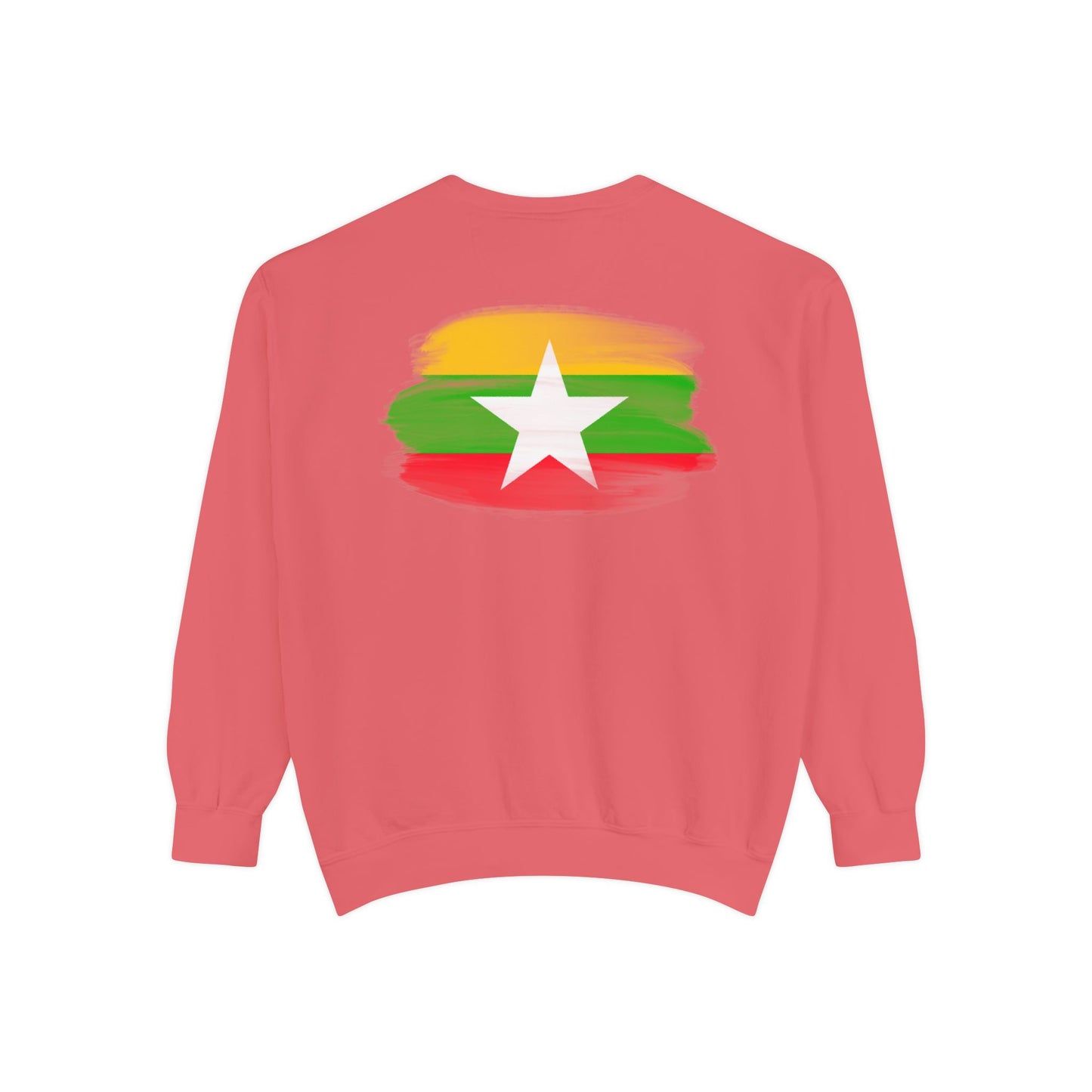 Myanmar Flag Sweatshirt