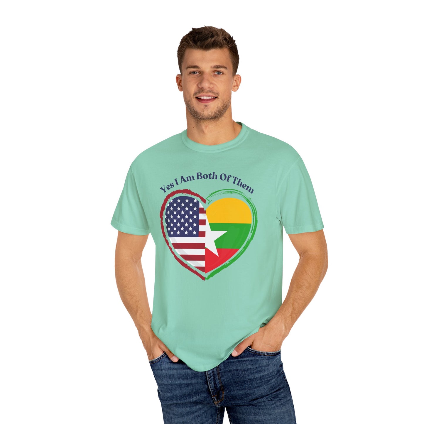 Burmese American  T-Shirt - "Yes I Am Both Of Them"