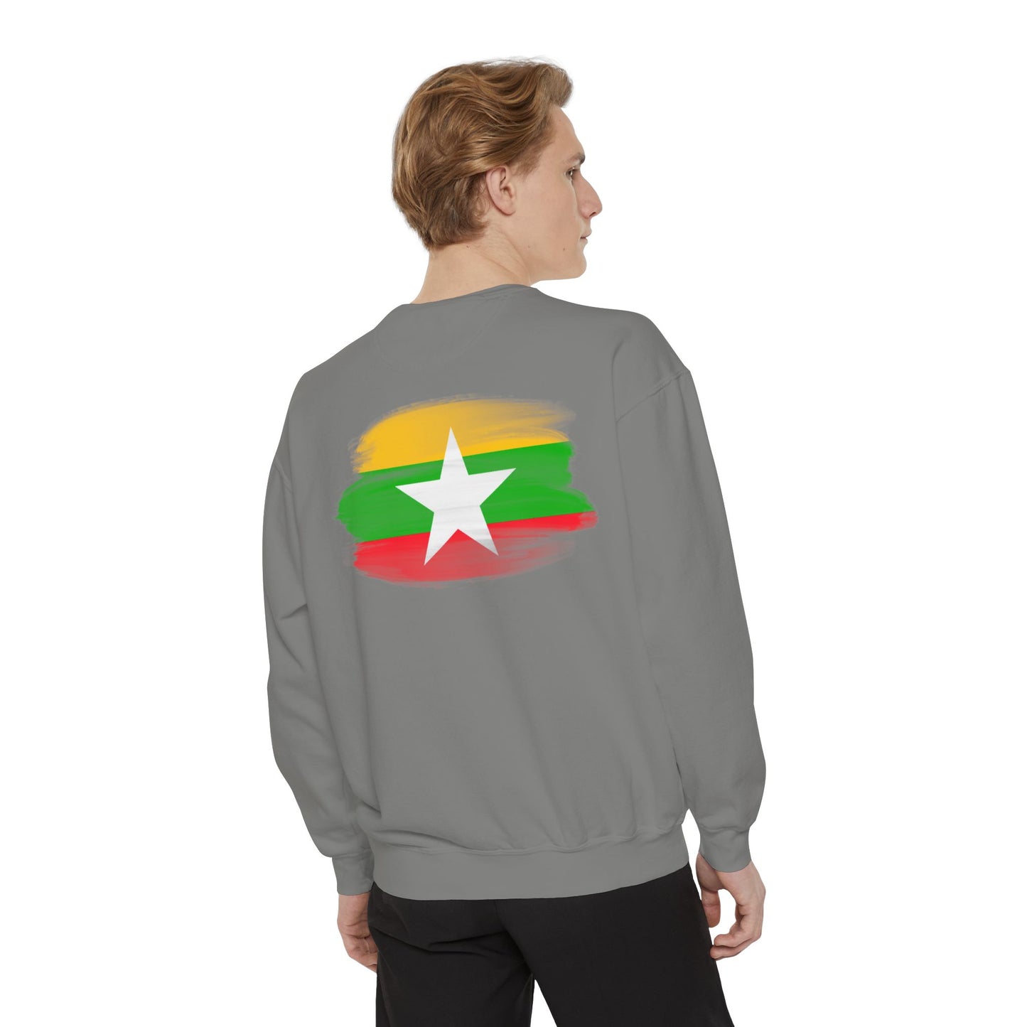 Myanmar Flag Sweatshirt