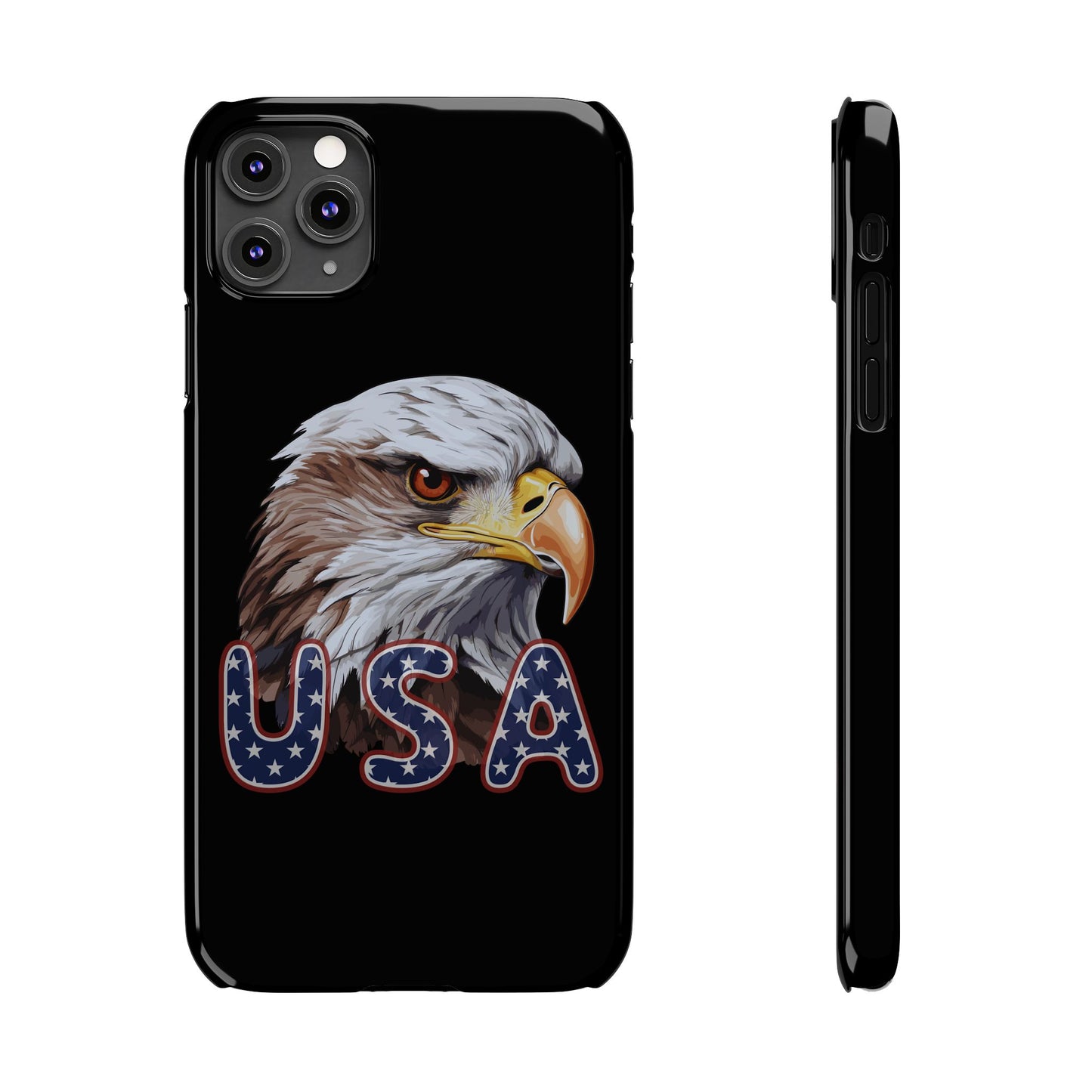 Patriotic Slim Phone Case with Eagle Design