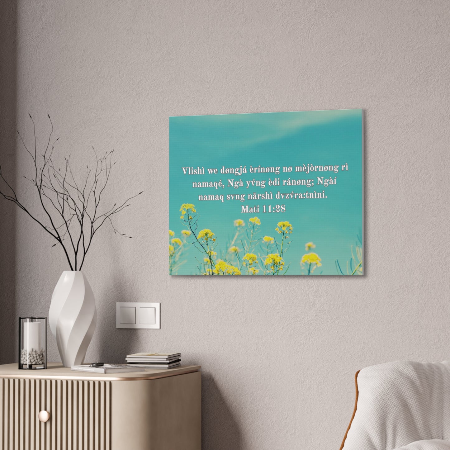 Mati 11 : 26 ( RW Canvas )