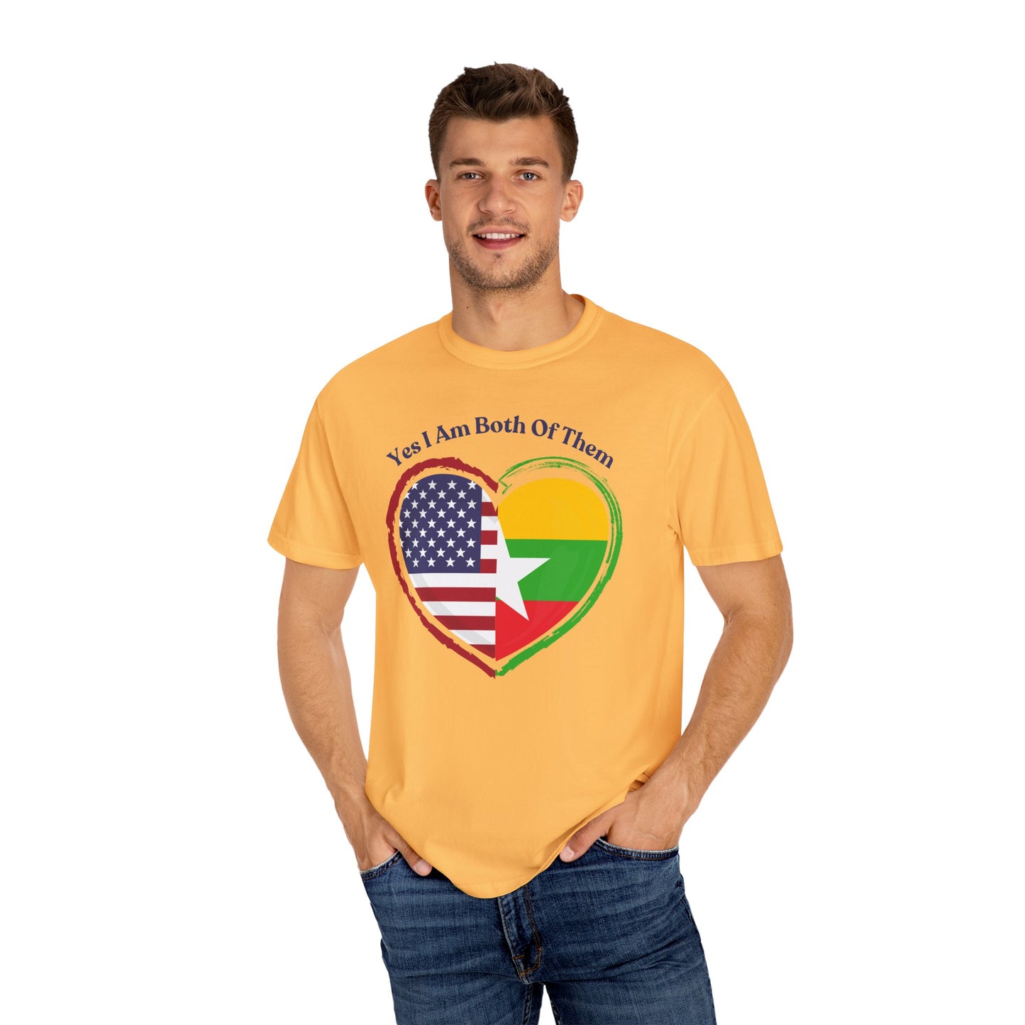 Burmese American  T-Shirt - "Yes I Am Both Of Them"