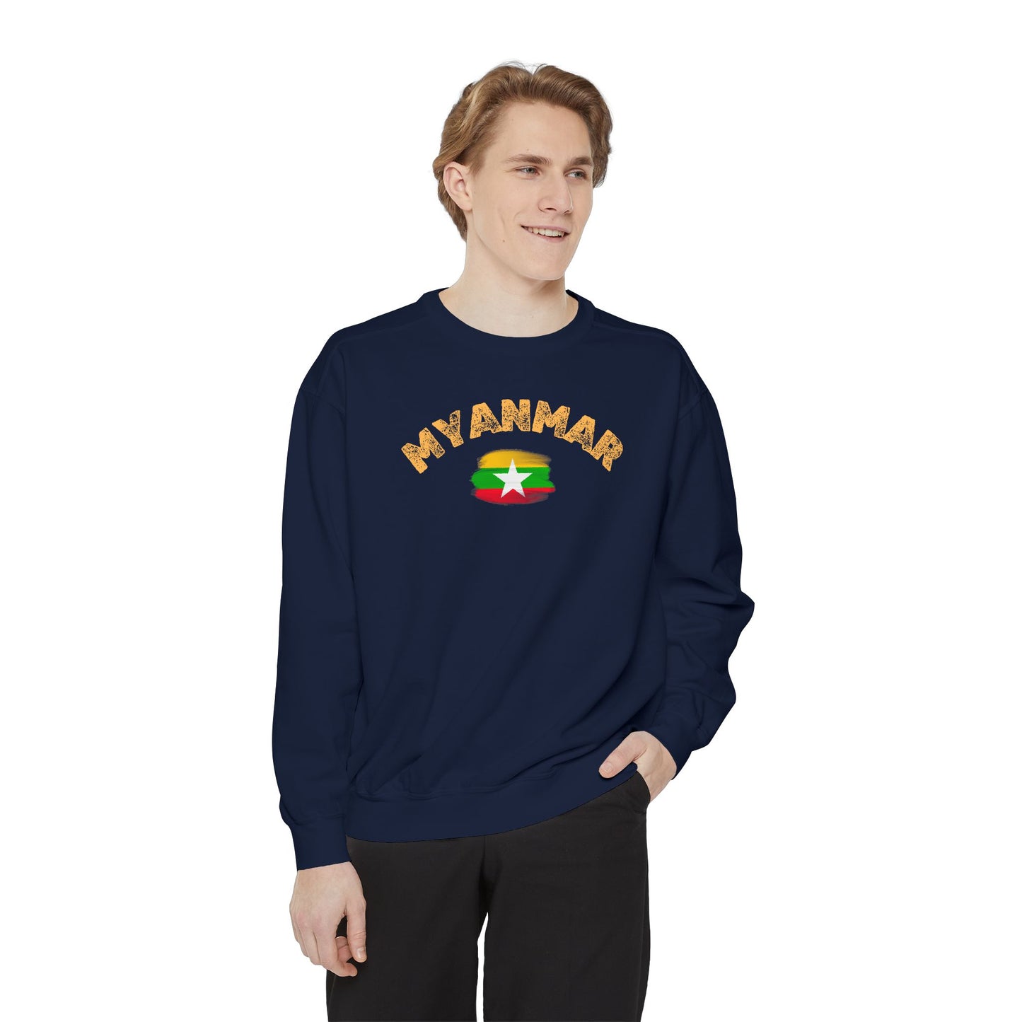 Myanmar Flag Sweatshirt