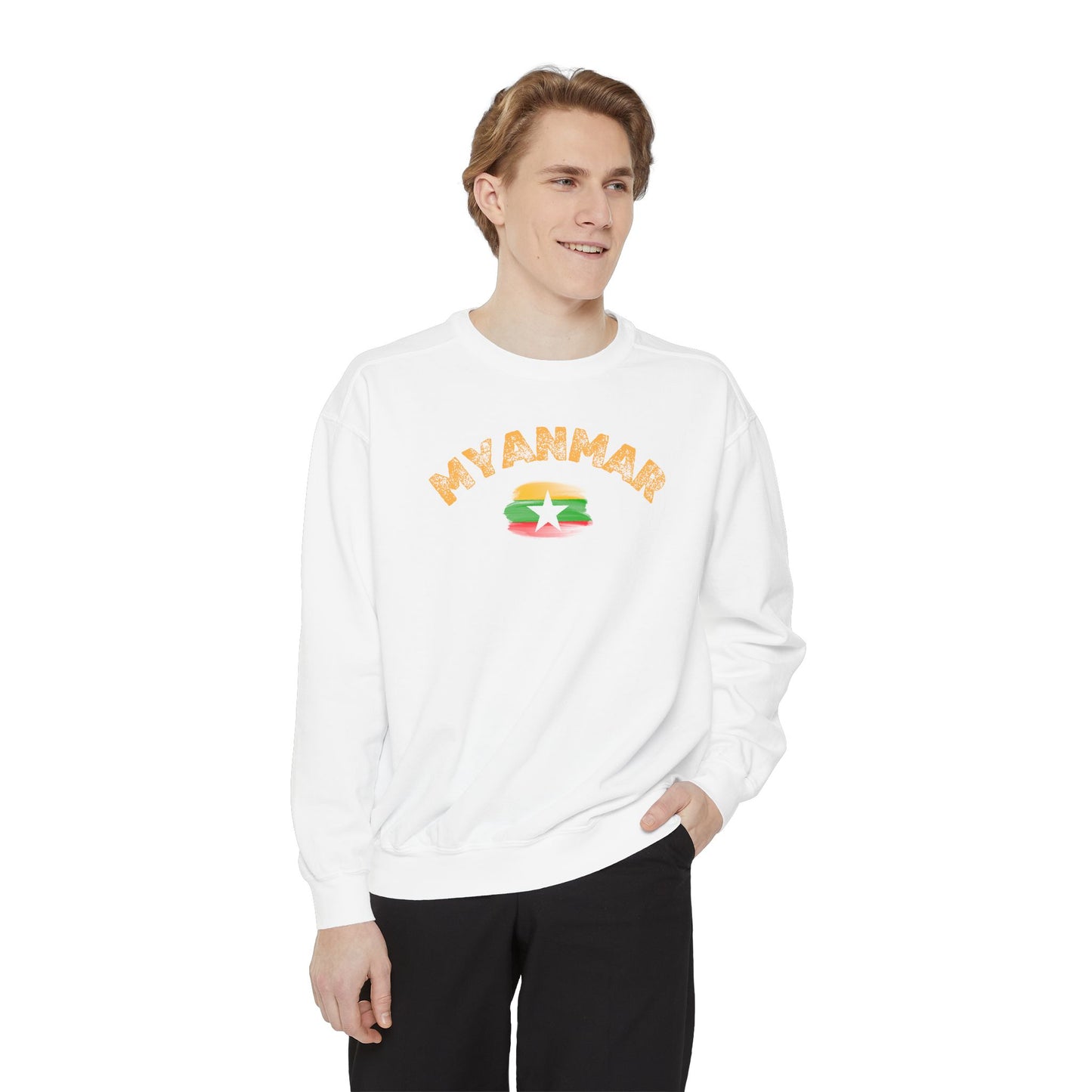 Myanmar Flag Sweatshirt