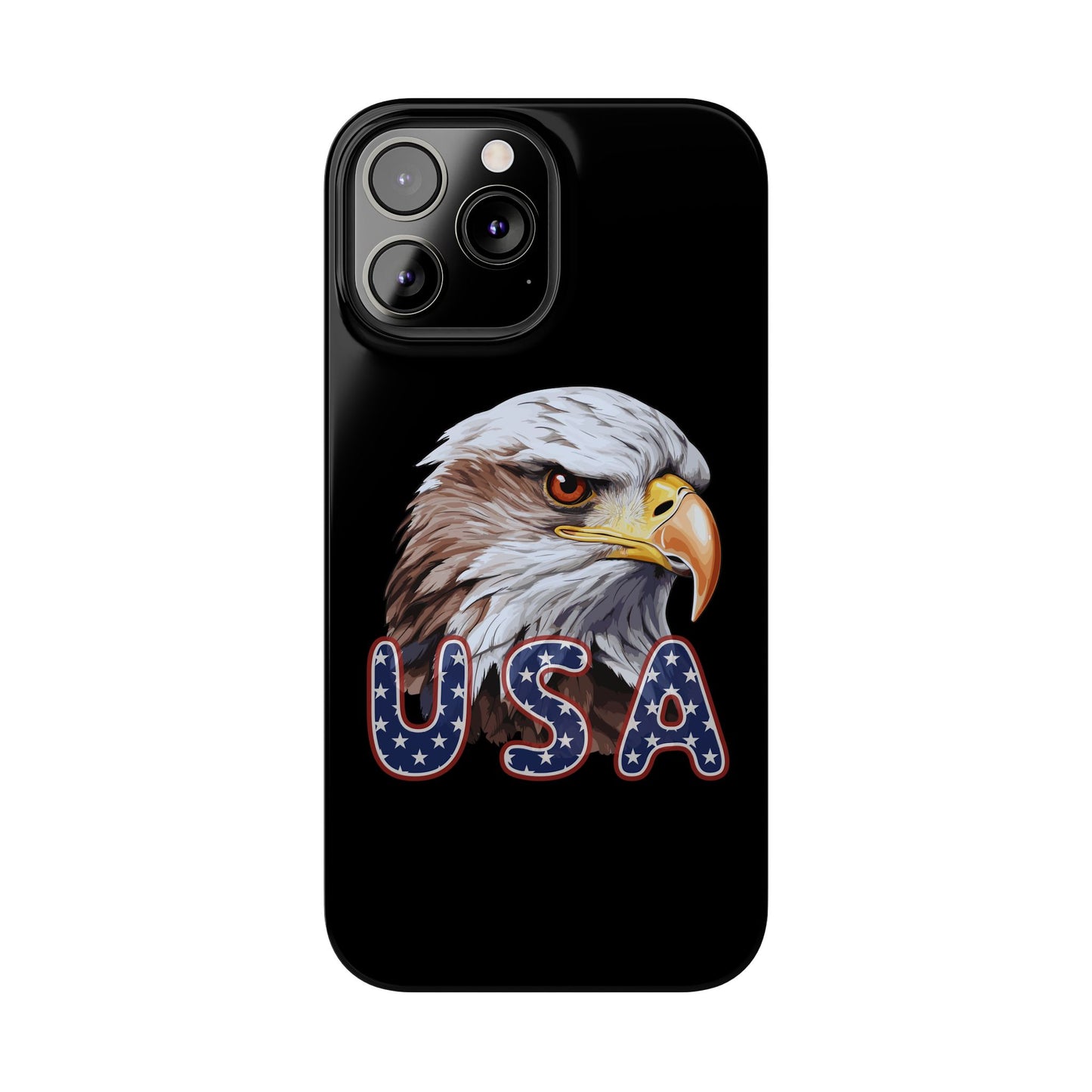 Patriotic Slim Phone Case with Eagle Design